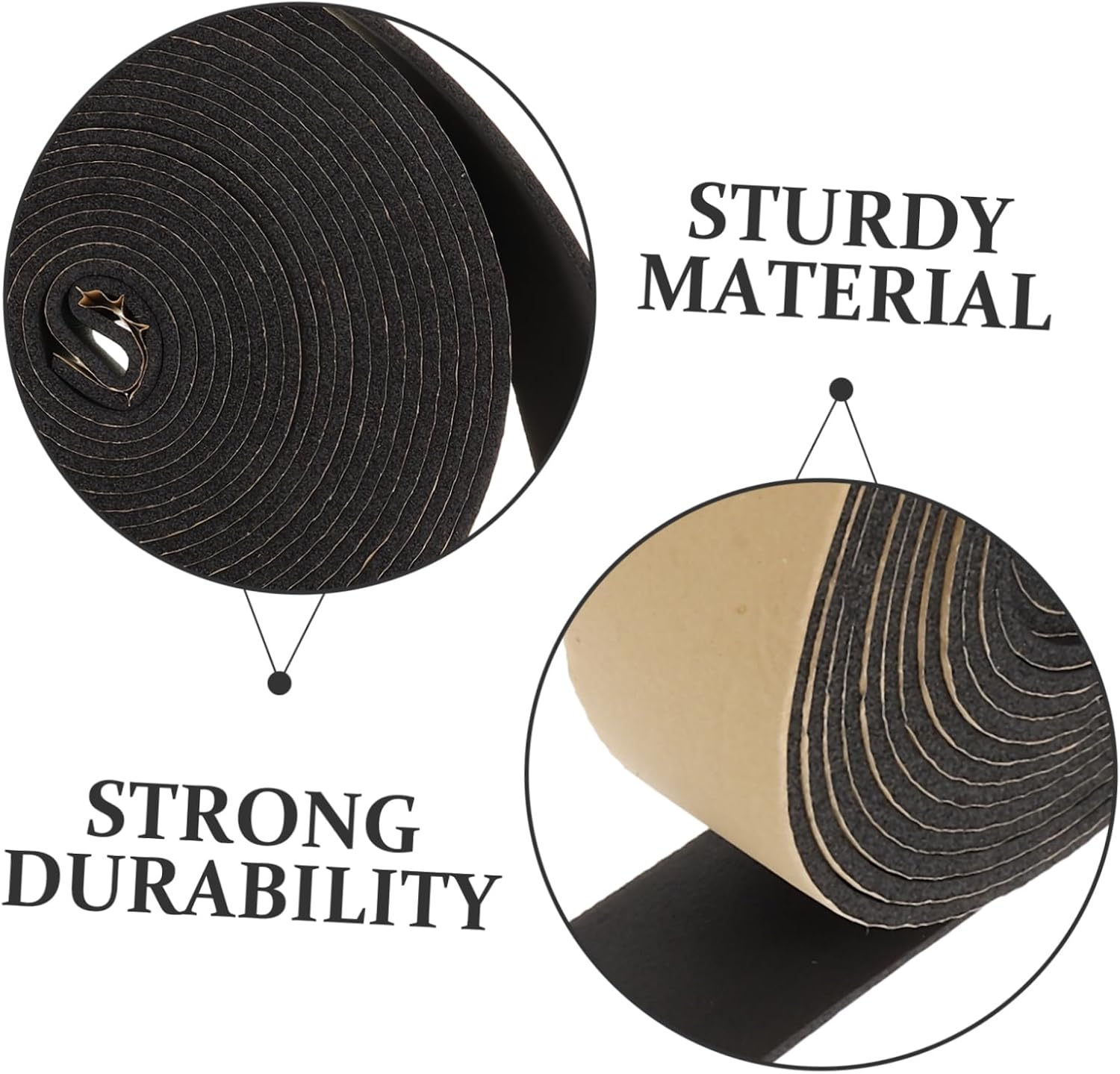 ORFOFE Draft Stopper Insulation Seal for Door Windproof Noise Reduction
