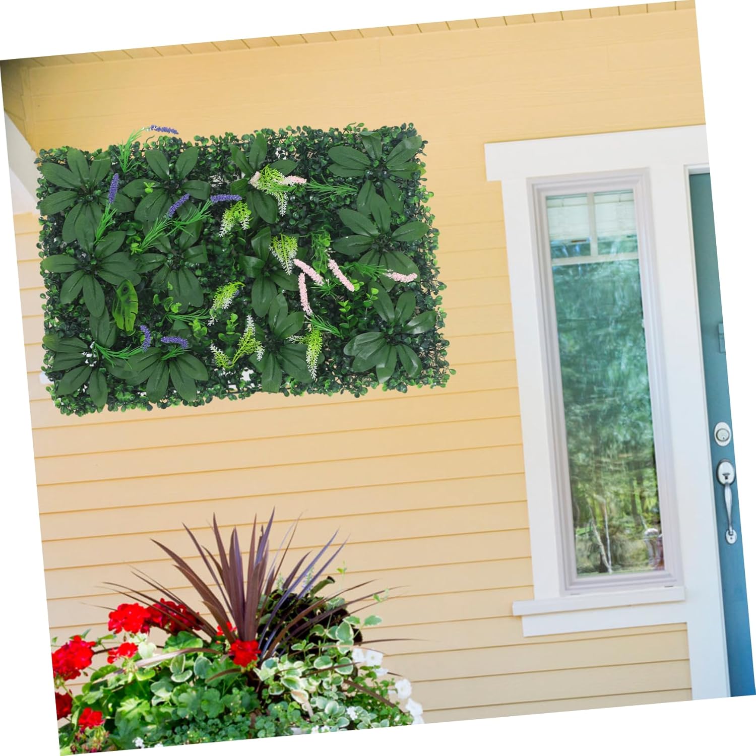 Ciieeo Artificial Hedge Wall Panel for Outdoor Decor