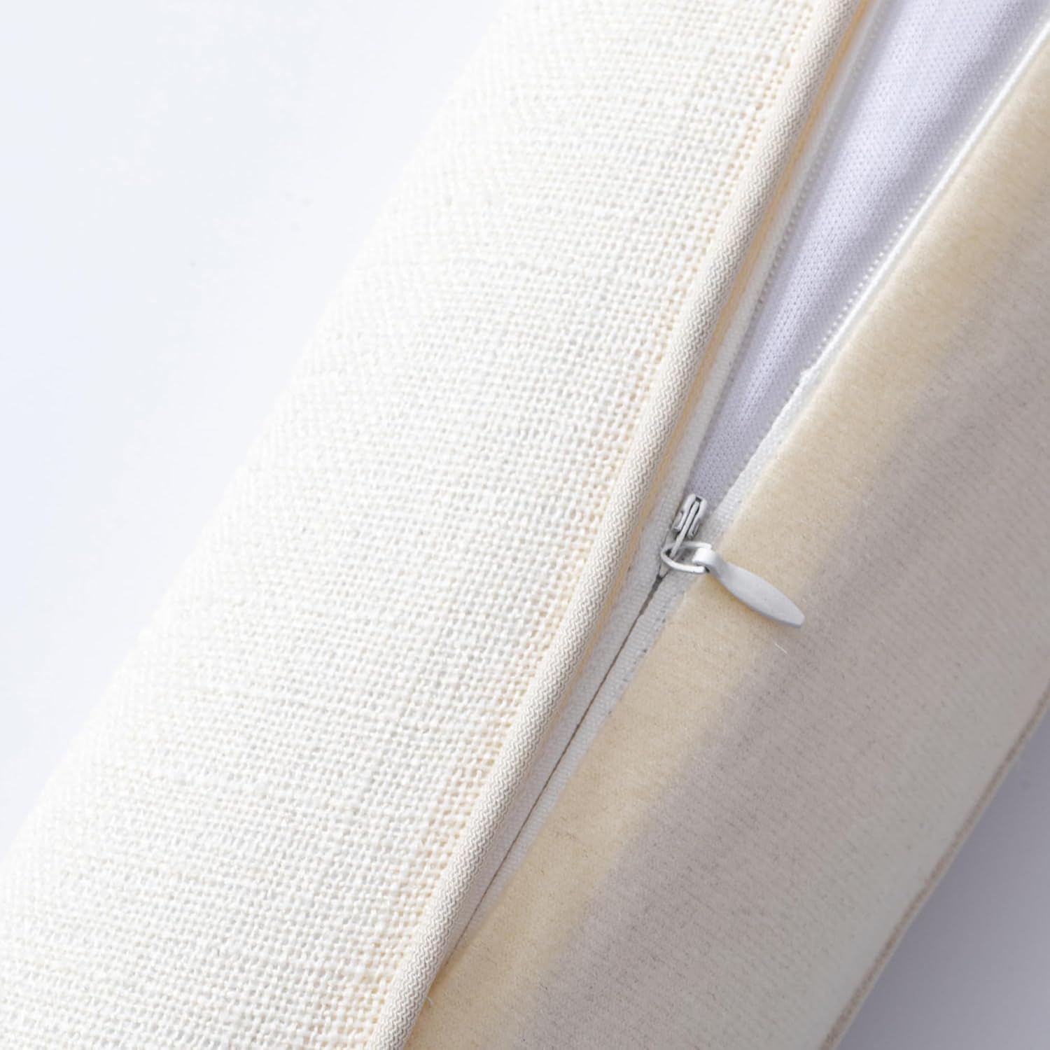 Sunolga 36 Inch Heavy Duty Door Draft Stopper Sturdy Linen Sound Proof Guard for Doors and Windows Beige