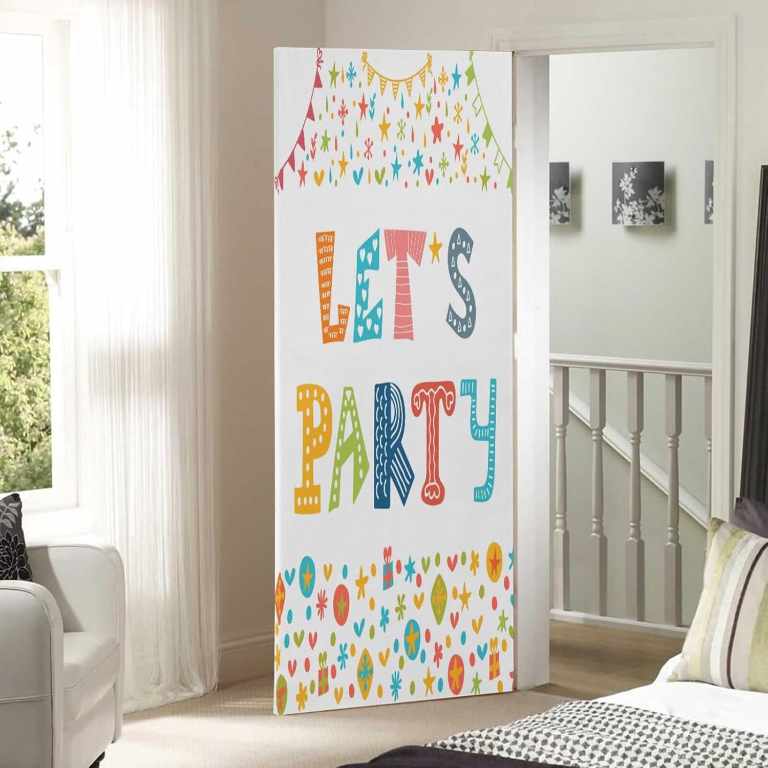 Susiyo Party Door Cover Stretch Fabric Backdrop 32x79 Inch