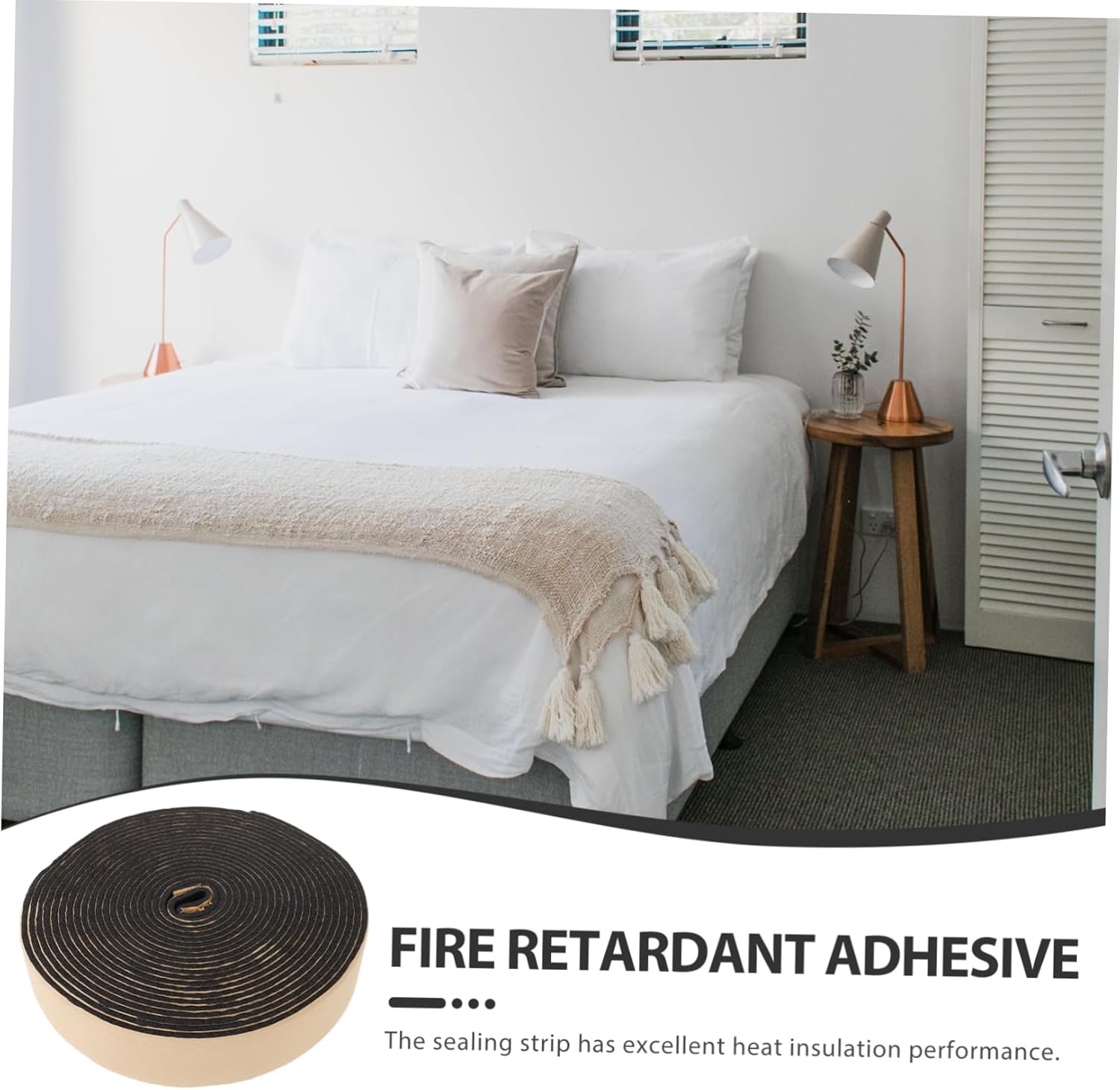 MAGICLULU Door Bottom Windproof Seal Soundproof Draft Stopper for Bedrooms and More