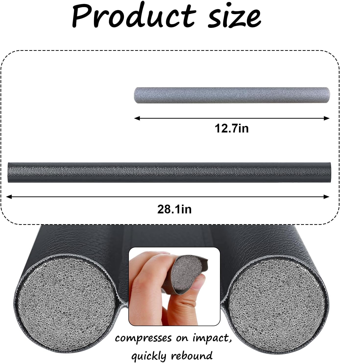 Wanheart Under Door Draft Stopper Adjustable and Washable