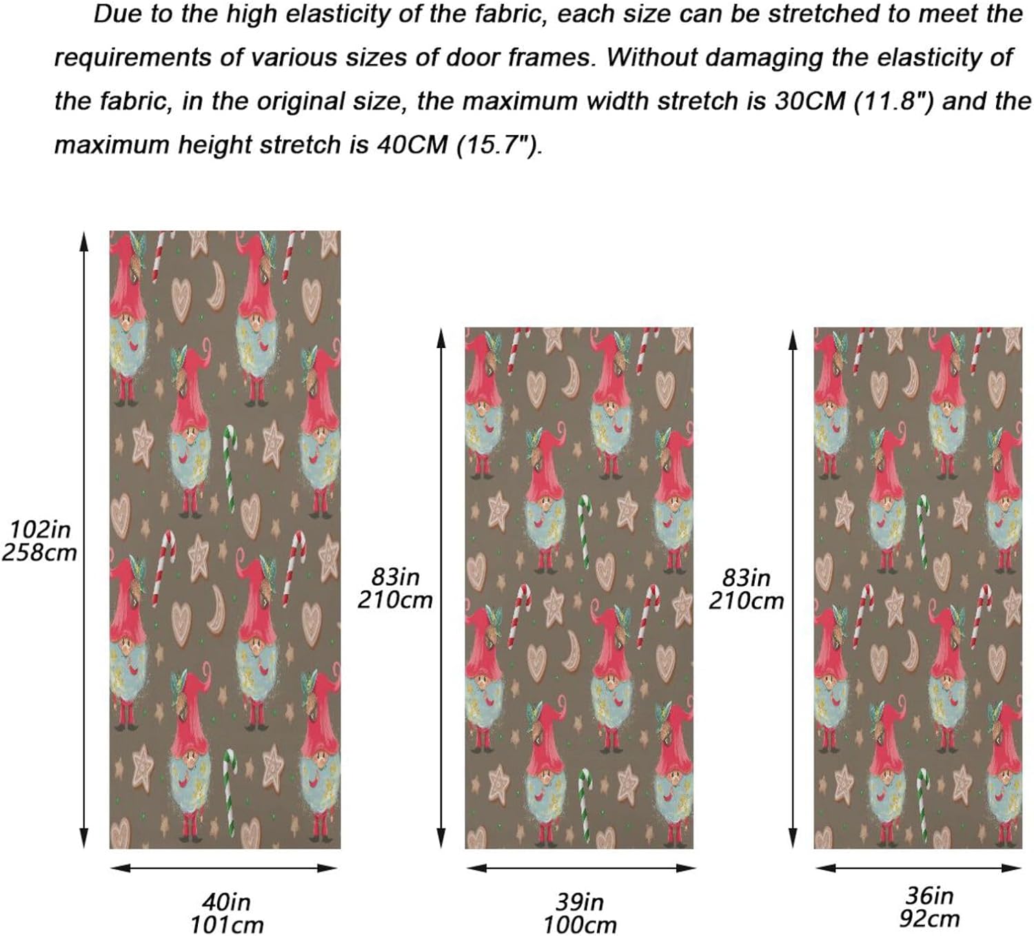 Susiyo Festive Door Cover for Holiday Decorations