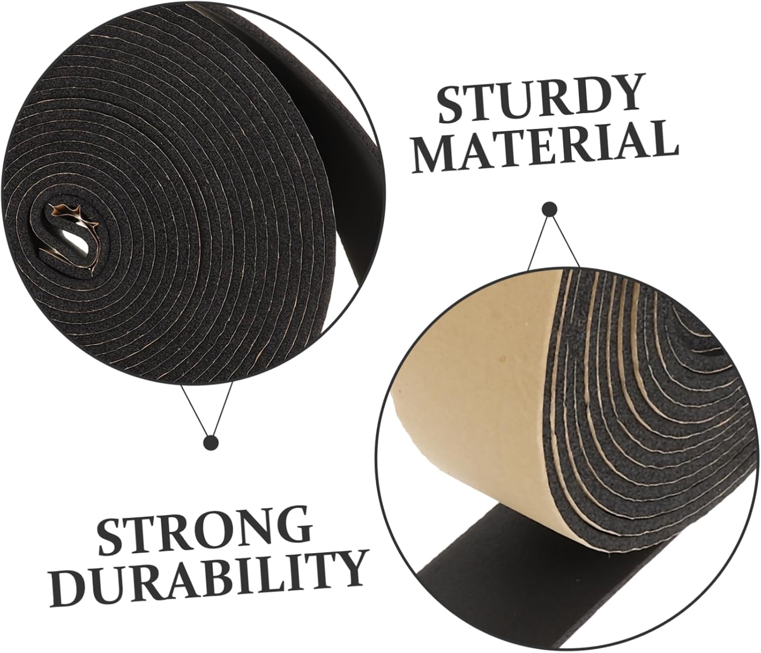 Door Frame Sealer Under Door Gap Noise Blocker Draft Stopper Strip