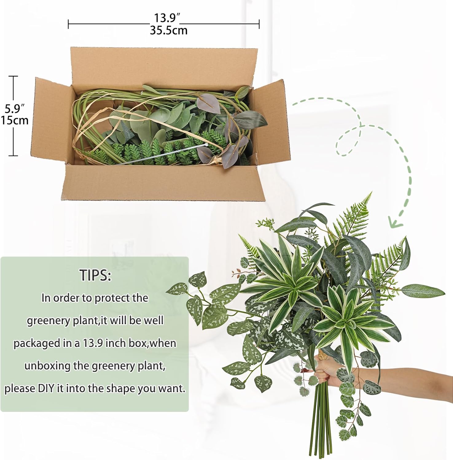 DILATATA Artificial Greenery Stems Box Set