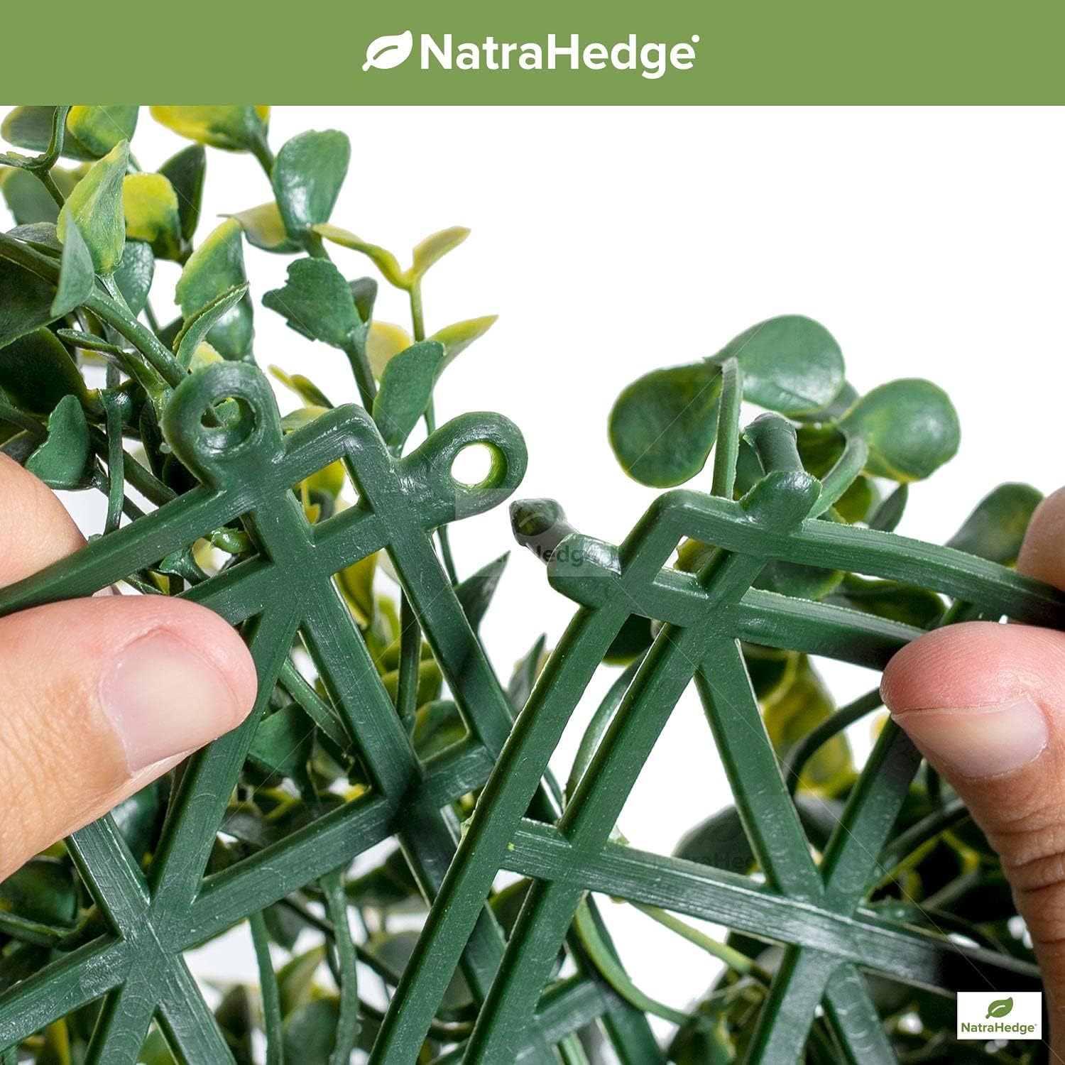 NatraHedge Long Stem Boxwood Hedge Mats 12-Pack 20x20 Greenery Panels