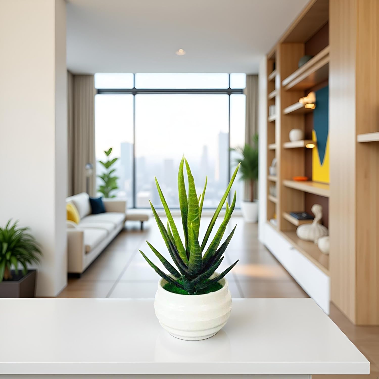 Lifelike Artificial Plant for Home Bathroom Study Living Room