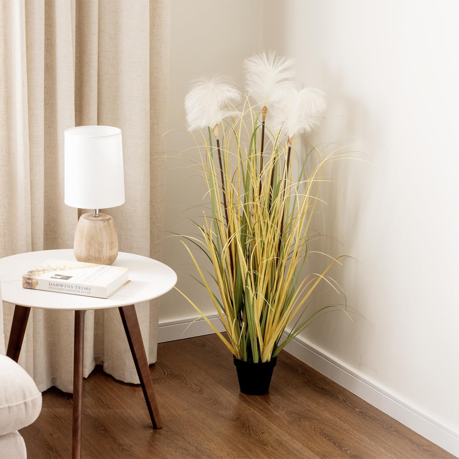 MyGift 40 Inch Artificial Pampas Grass Plant