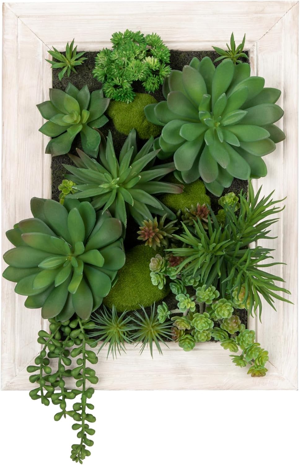 Hollyone Artificial Succulent Hanging Plant Set