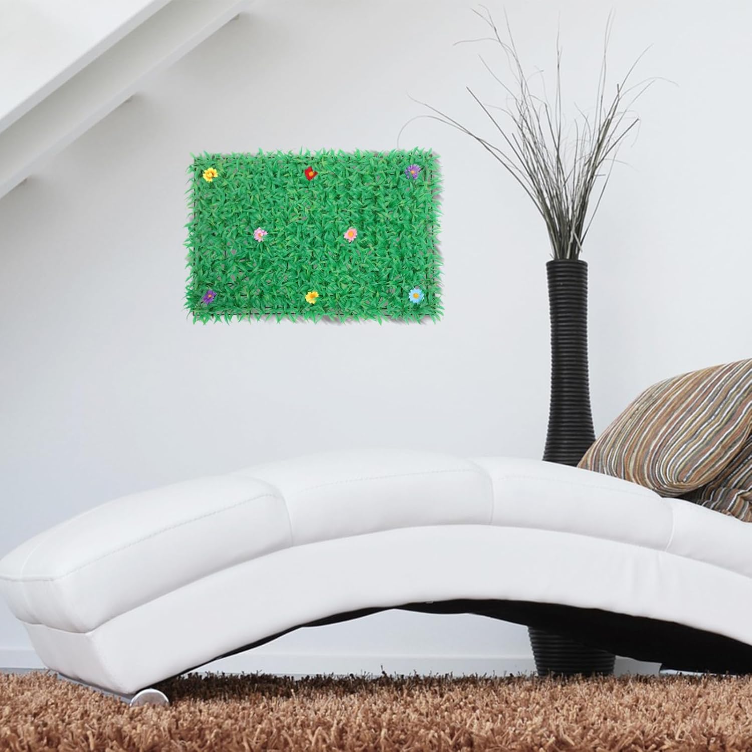 Zerodeko Artificial Plant Wall Panel Lifelike Greenery Decor