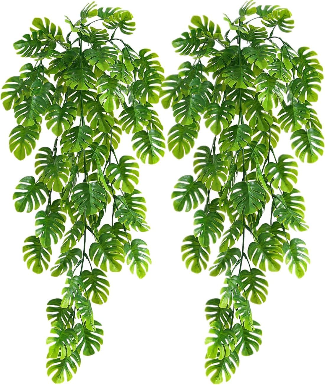 Artificial Hanging Plants 2 Pack UV Resistant