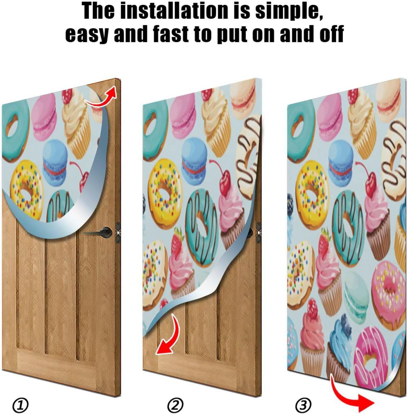 Susiyo Halloween Door Decoration 32x79 In