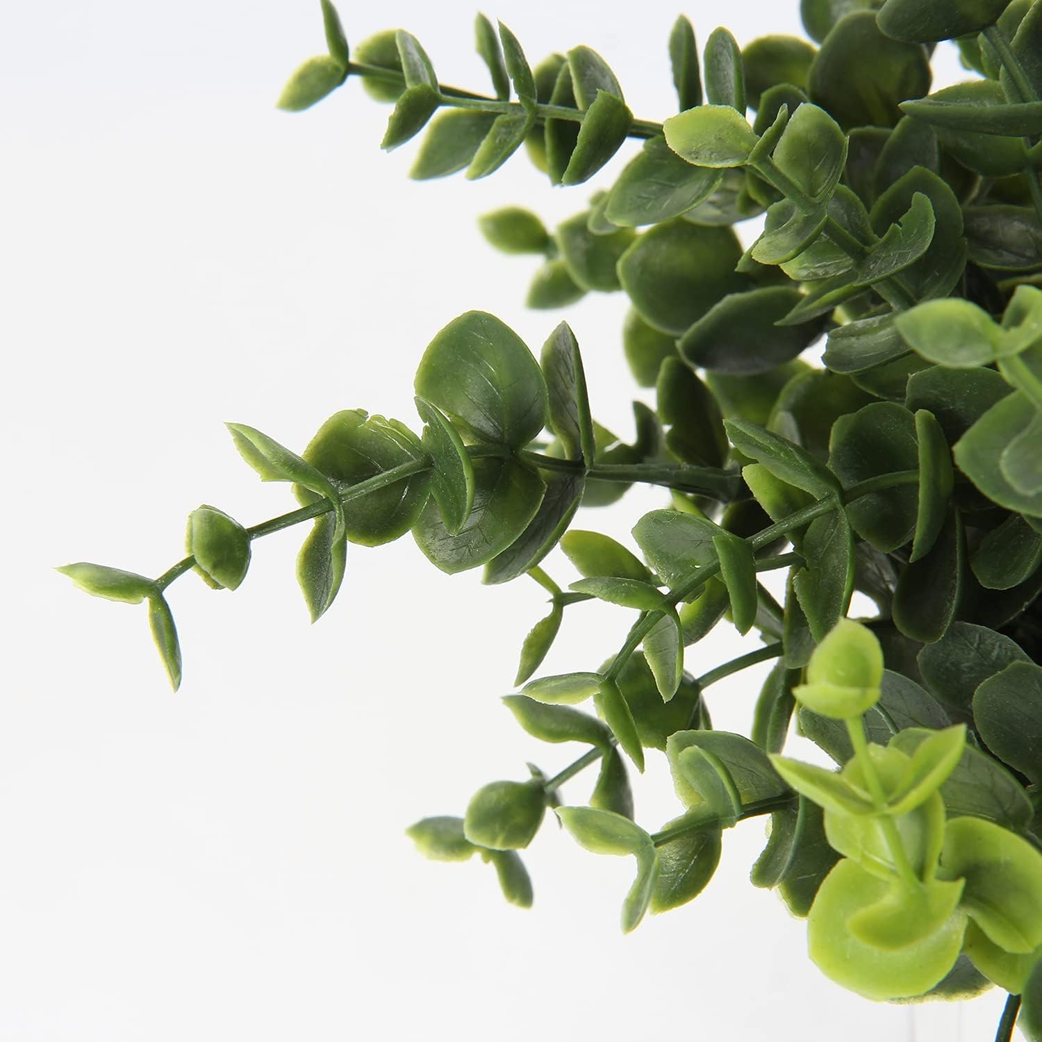 Hollyone Artificial Mini Potted Eucalyptus Plants for Home Decor