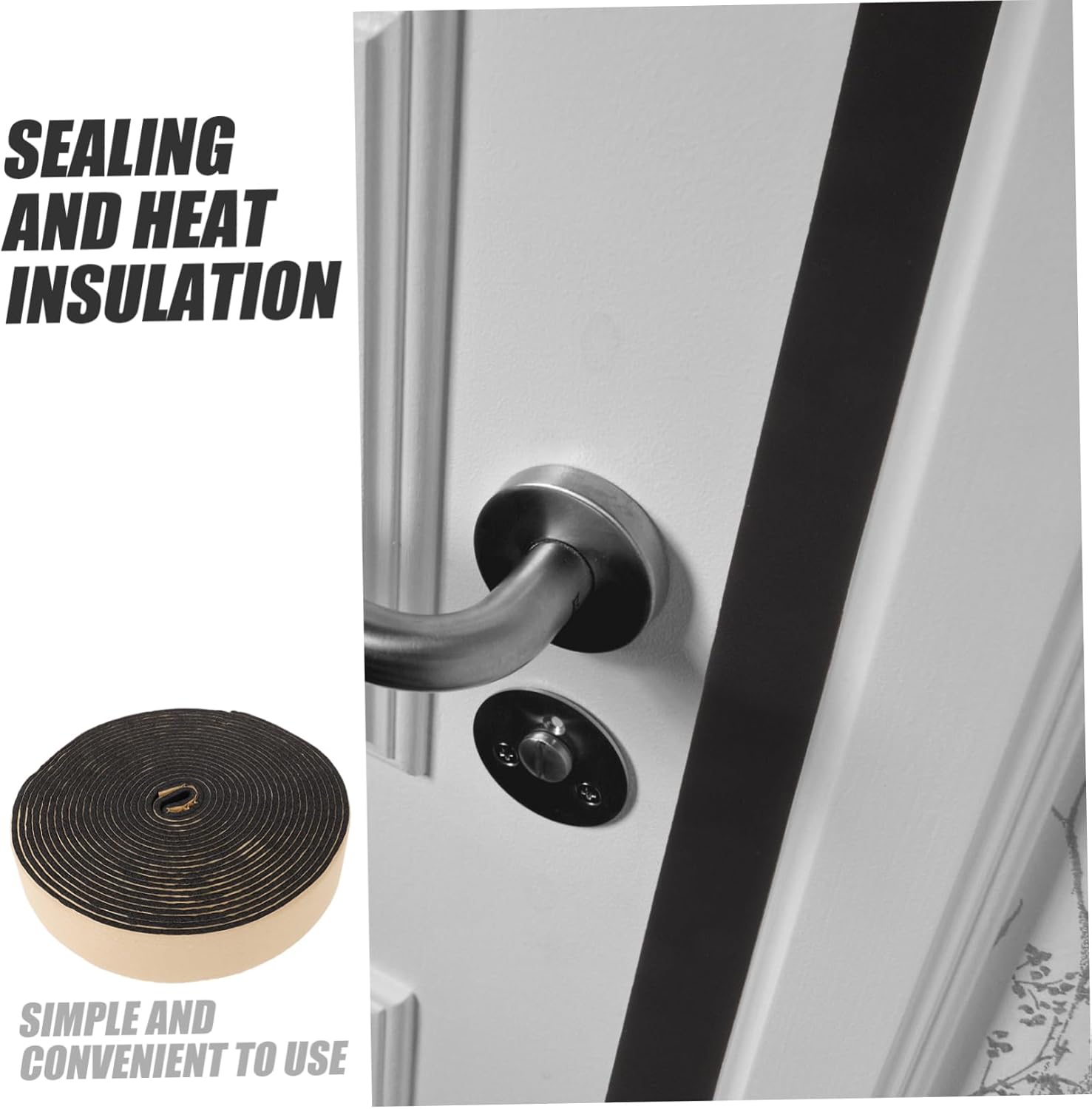 Homoyoyo Soundproof Door Draft Stopper for Home