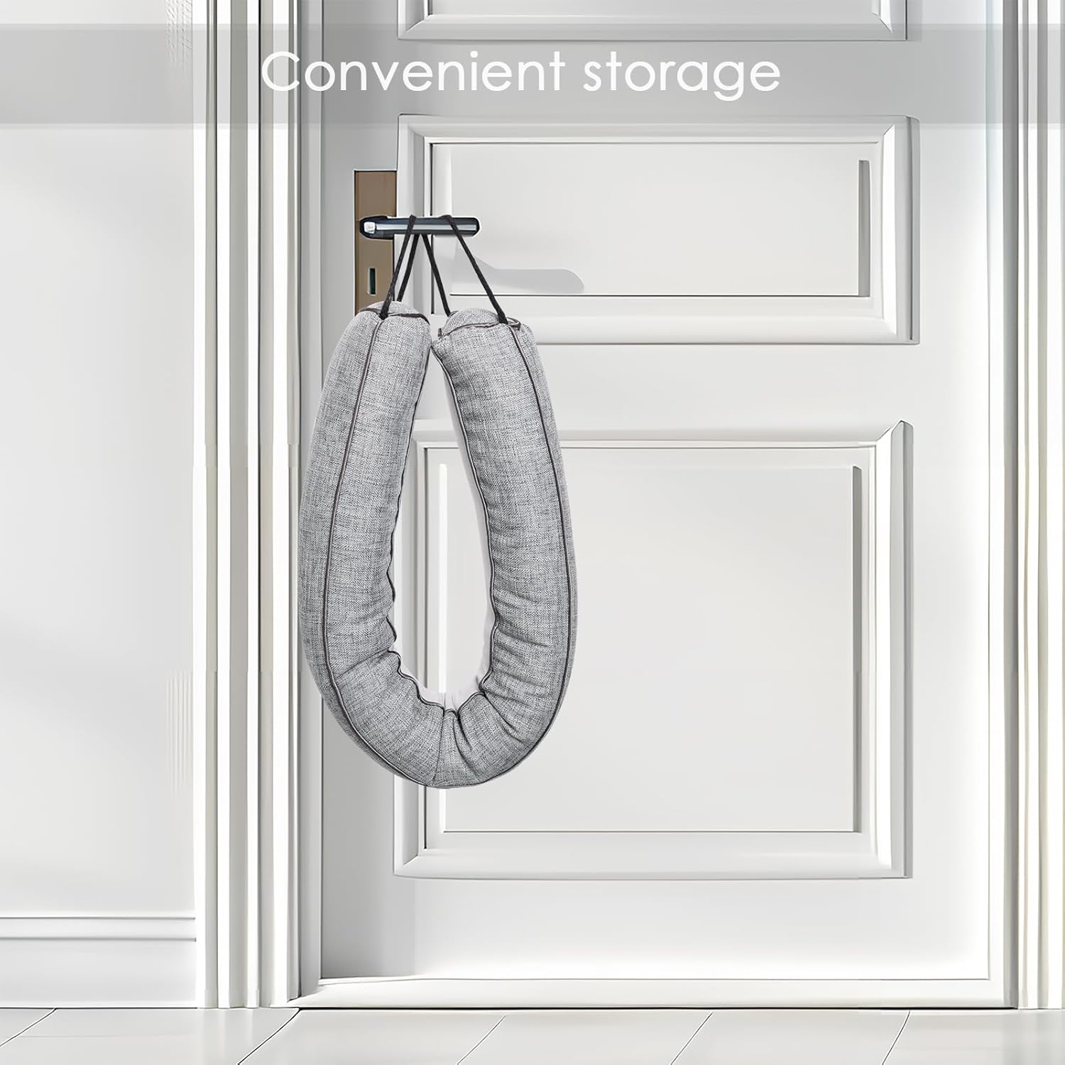 Singingglory Under Door Draft Stopper 32 Inches Gray