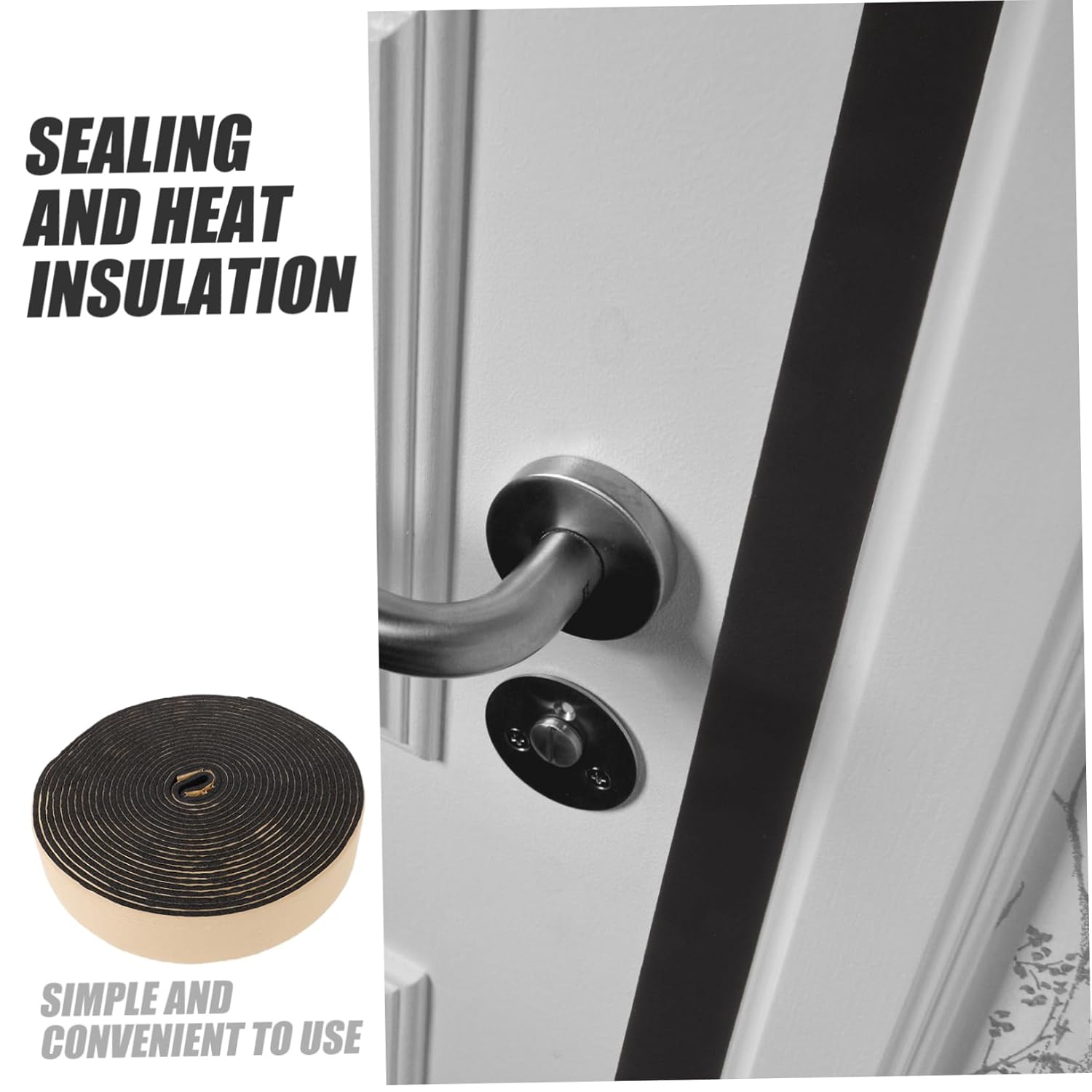 Convenient Draft Stopper for Under Doors Soundproofing Insulation and Windproof