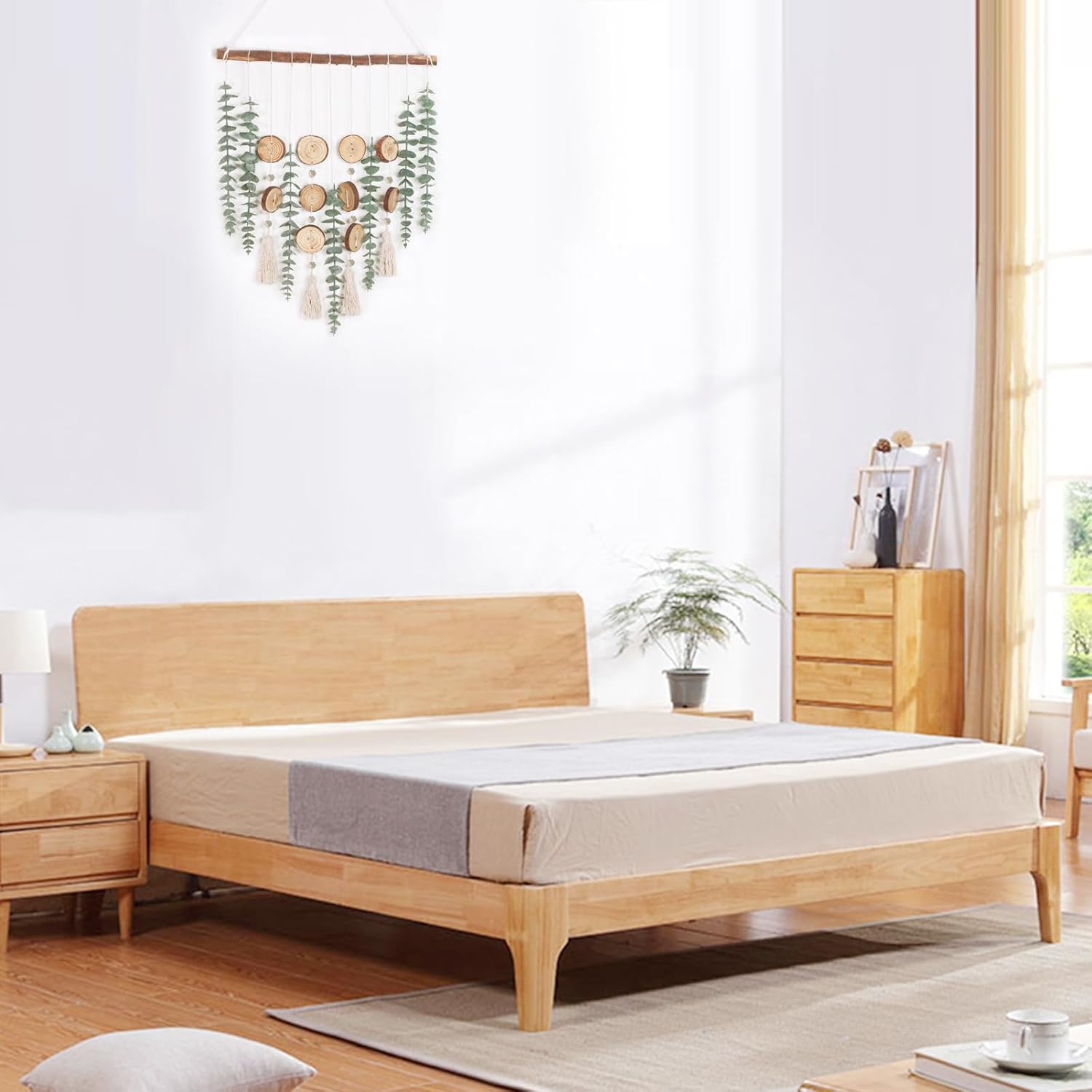 JoyHuaTrade Artificial Eucalyptus Wall Decor