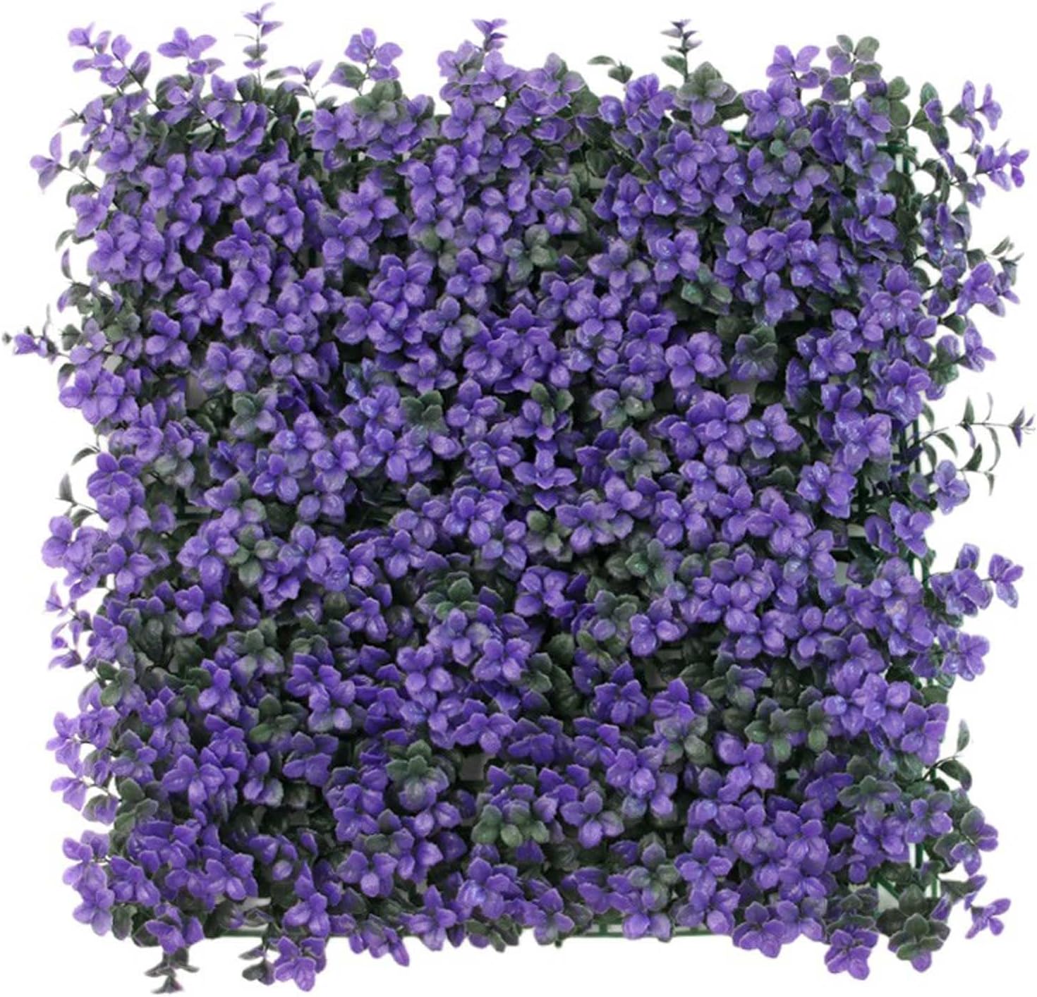 Artificial Plant Wall Panels 20x20 Blue 12pcs for Indoor Outdoor Decor