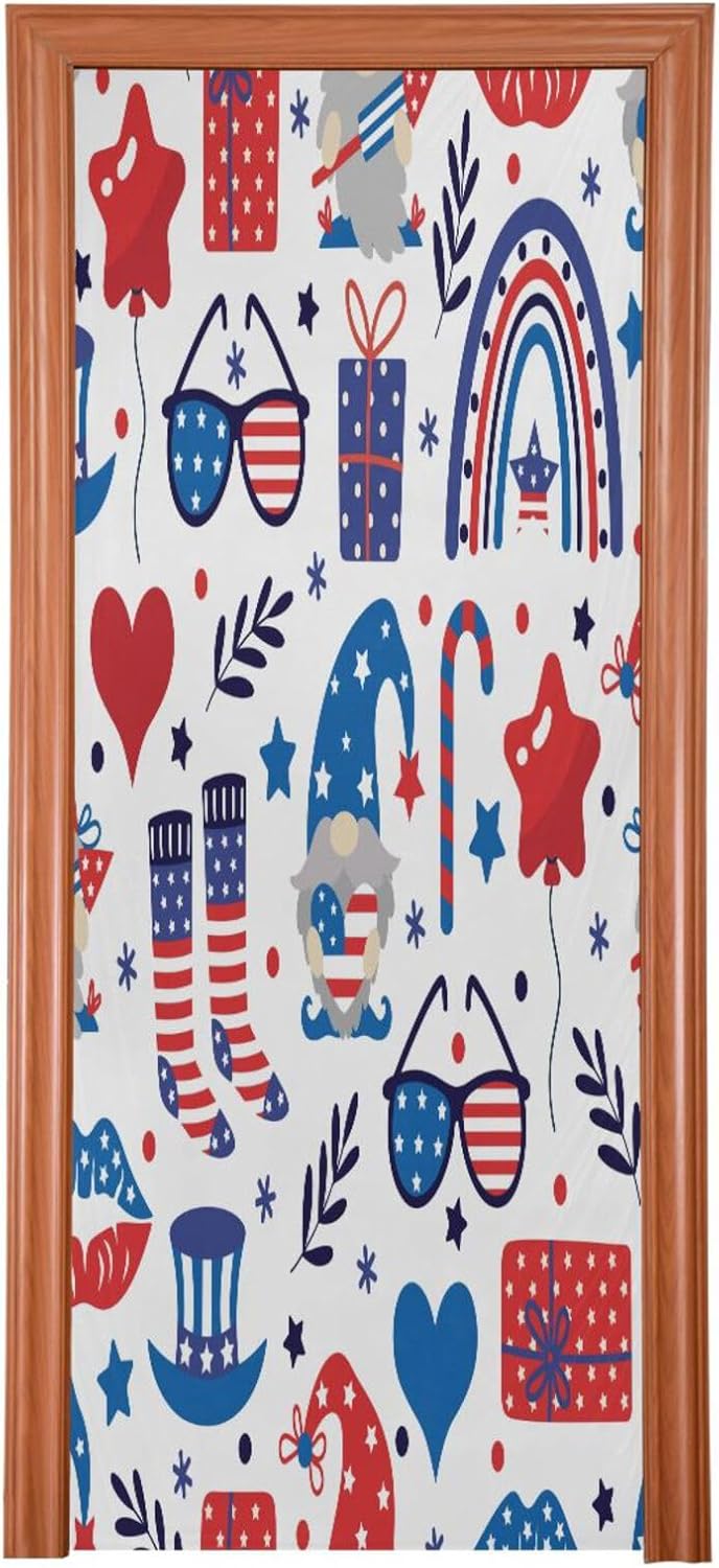 Susiyo Decorative Door Cover for Home Party Holidays 32x79 in