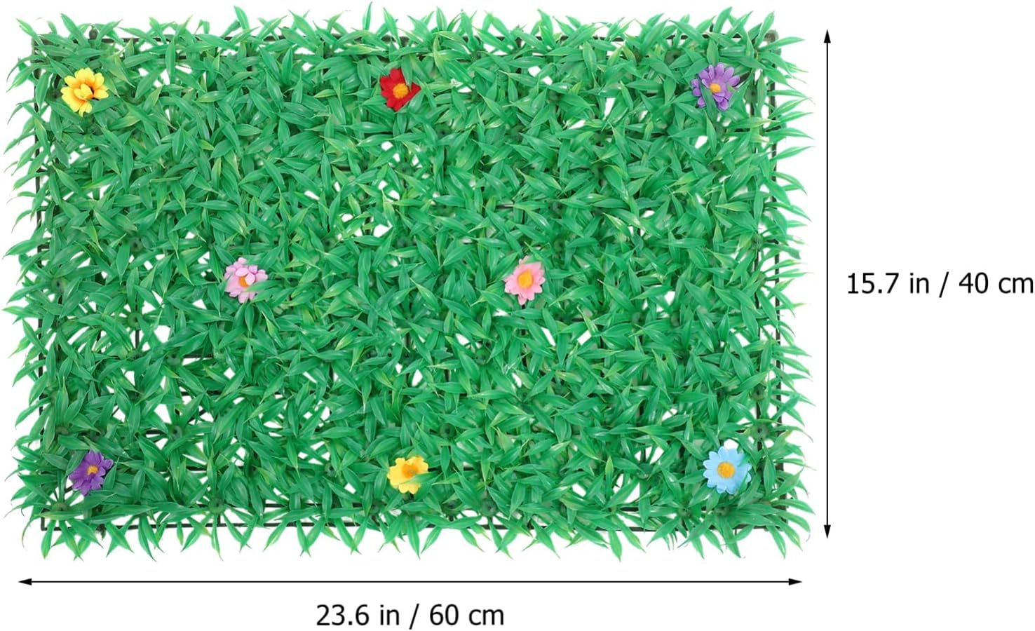Zerodeko Artificial Plant Wall Panel Lifelike Greenery Decor