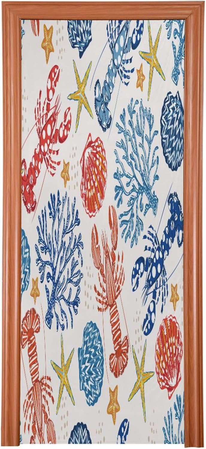 Susiyo Halloween Door Decoration Stretch Fabric Cover