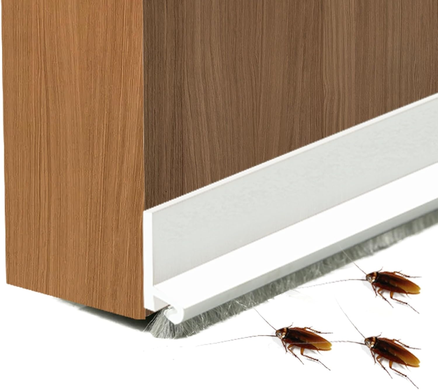 Topupth Under Door Draft Stopper with Brush - 39 L x 2 W