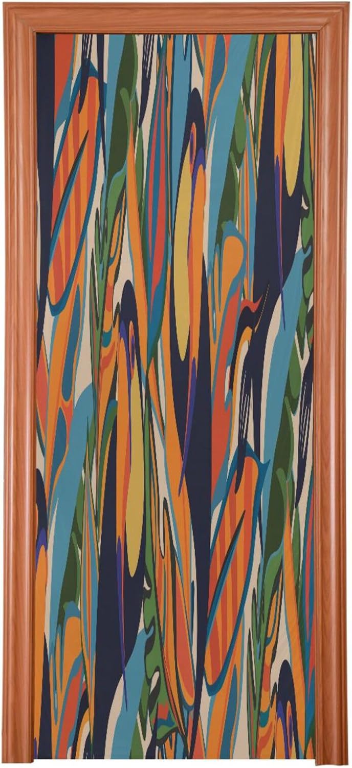 Susiyo Retro Toucan Halloween Door Cover 32x79 in