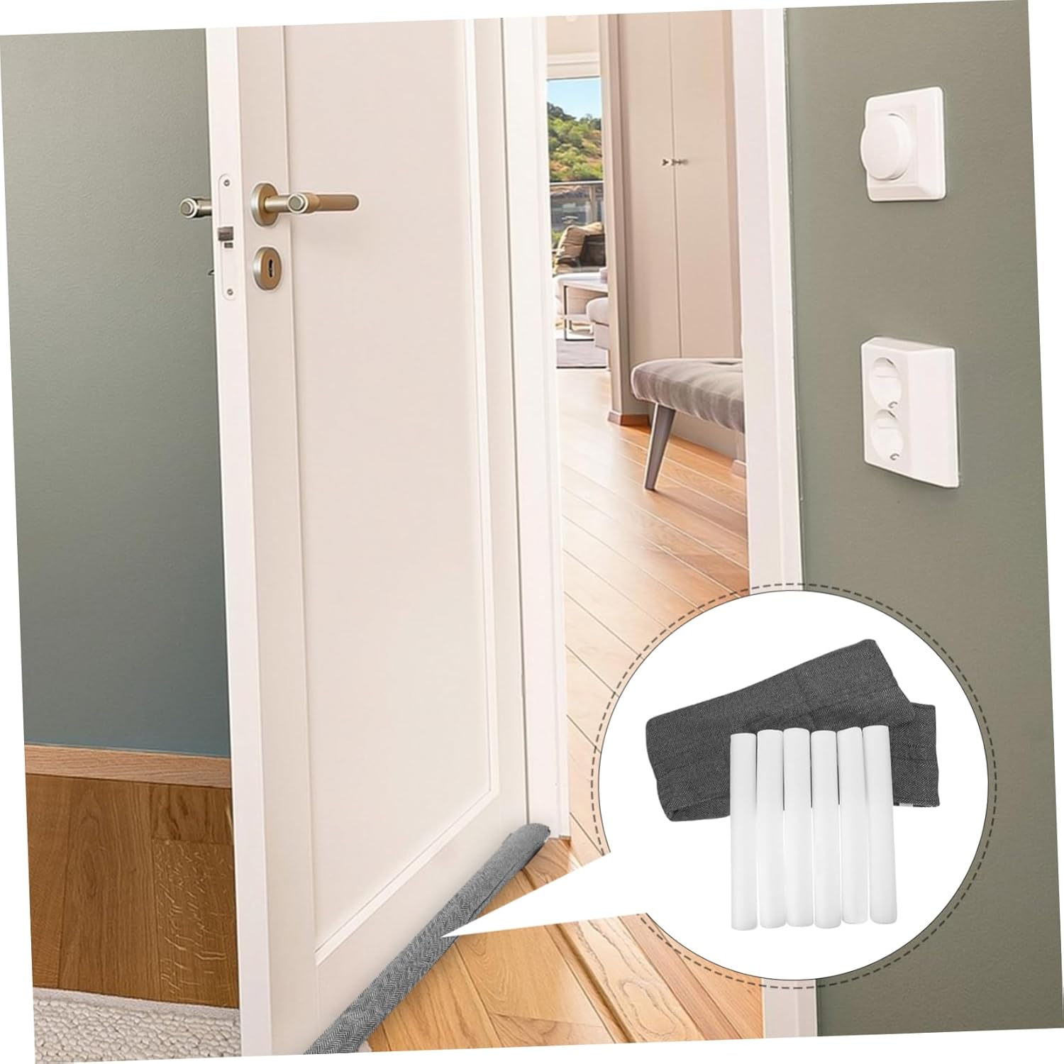 Convenient Under Door Draft Stopper Windproof Soundproof Blocker