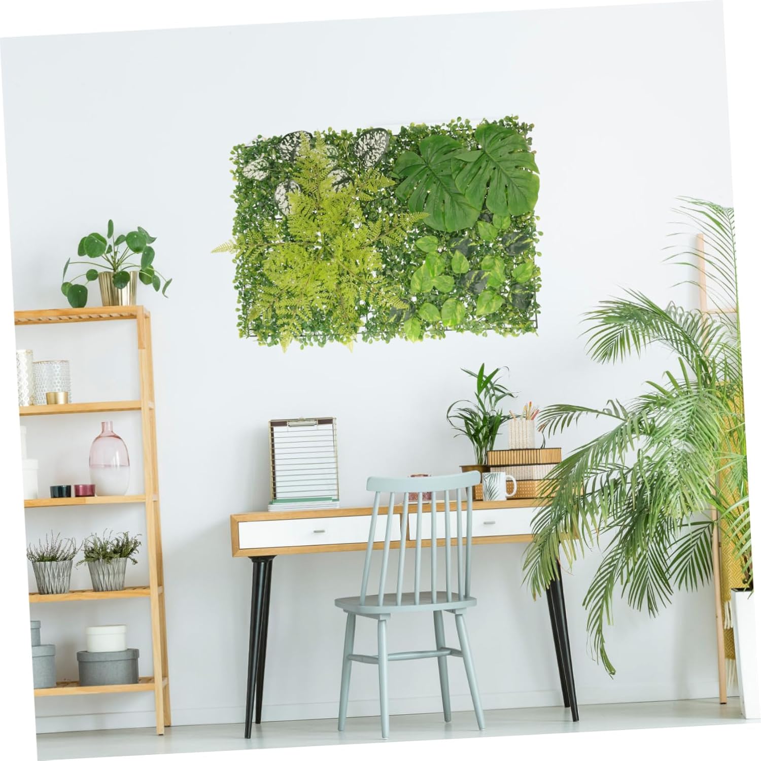 PRETYZOOM Artificial Grass Wall Panels for Garden Decor