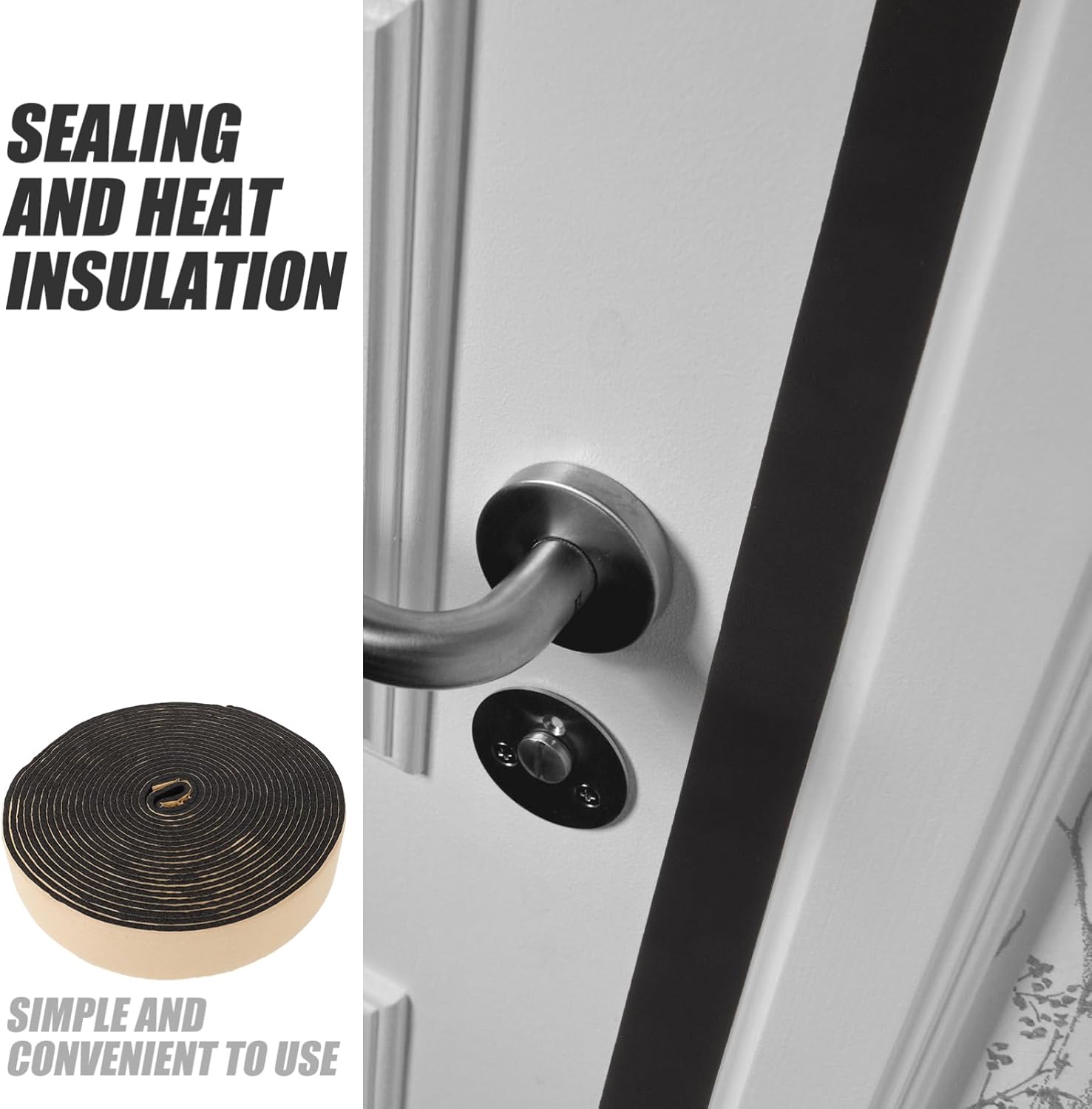 Artibetter Draft Stopper Door Bottom Noise Blocker Windproof Strip