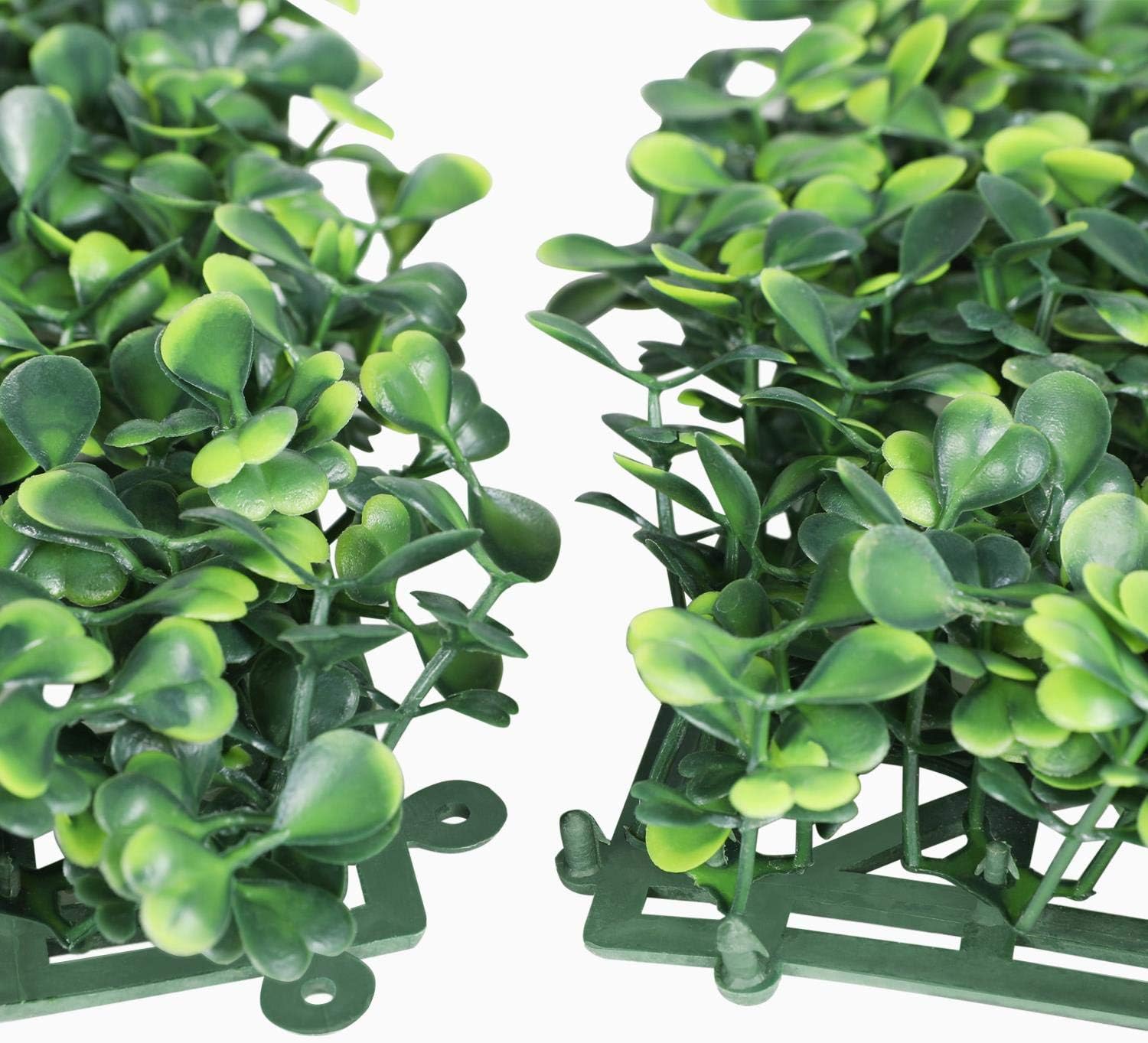 Yaheetech 24PCS Artificial Boxwood Hedge Panels Green Wall Privacy Screen