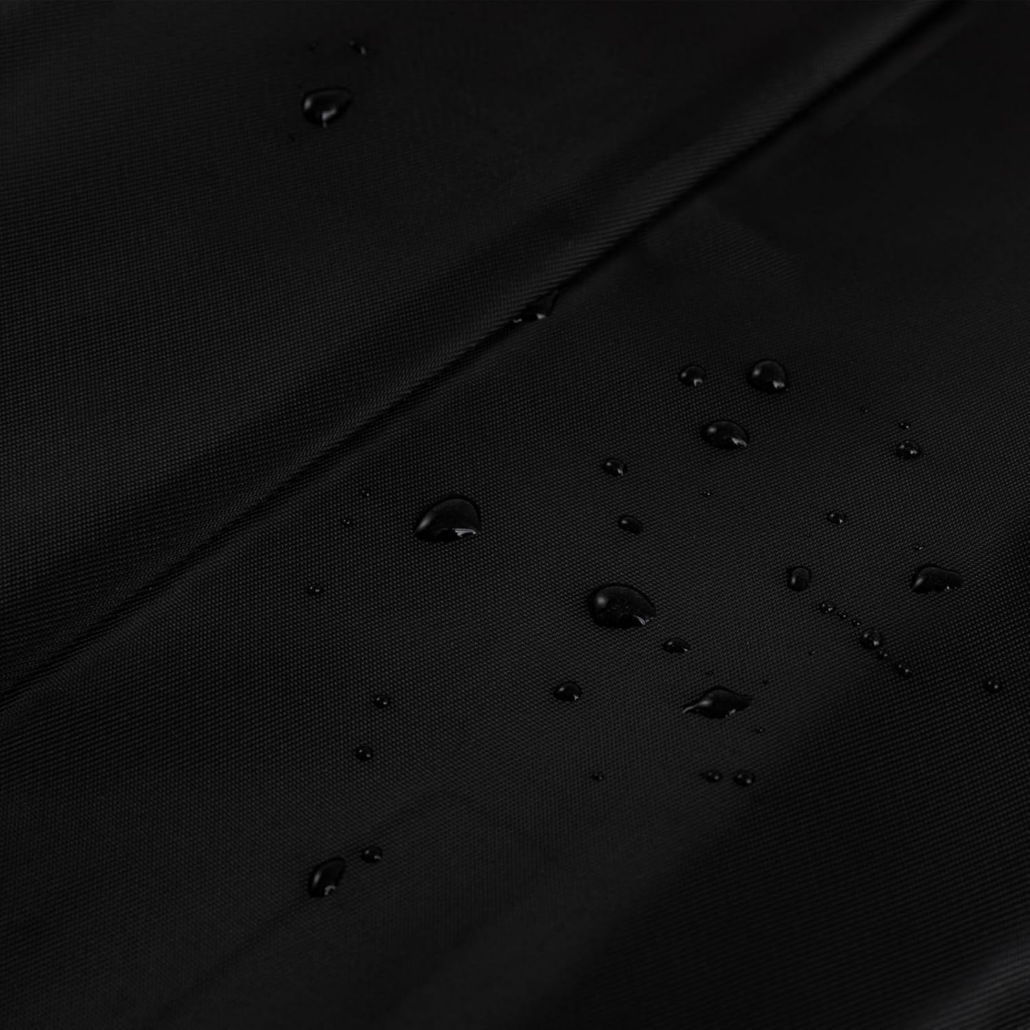 Sunolga 72 Inches Waterproof Draft Stopper with Glass Beads and Cotton Black