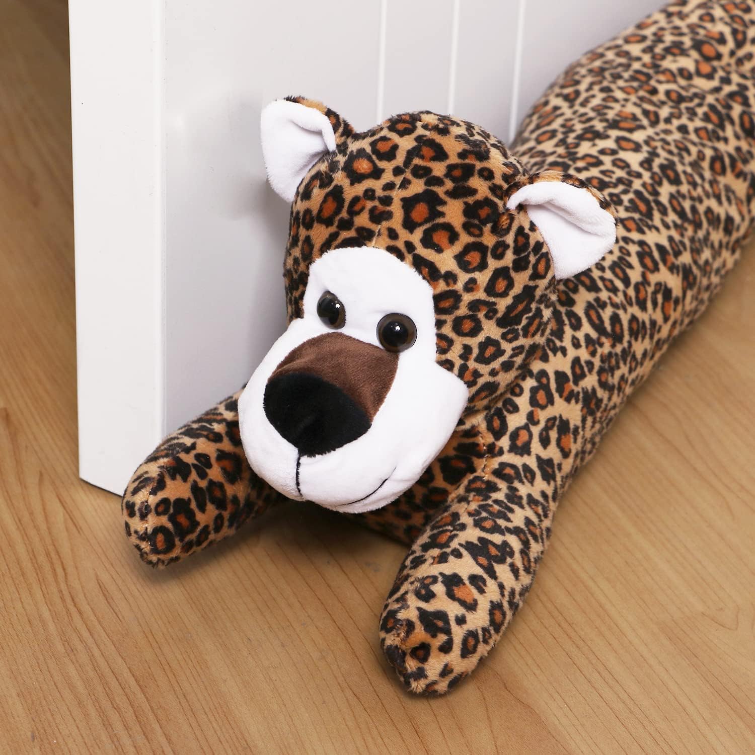 36 Inch Leopard Animal Draft Stopper for Door and Window