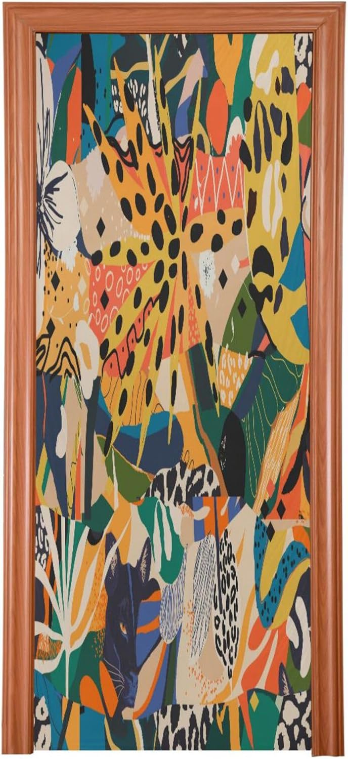 Susiyo Paintings Halloween Door Decoration Door Cover 32x79 in