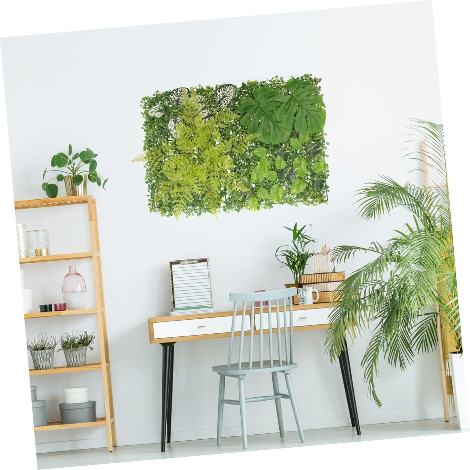 PRETYZOOM Artificial Grass Wall Panels for Home Decor and Events