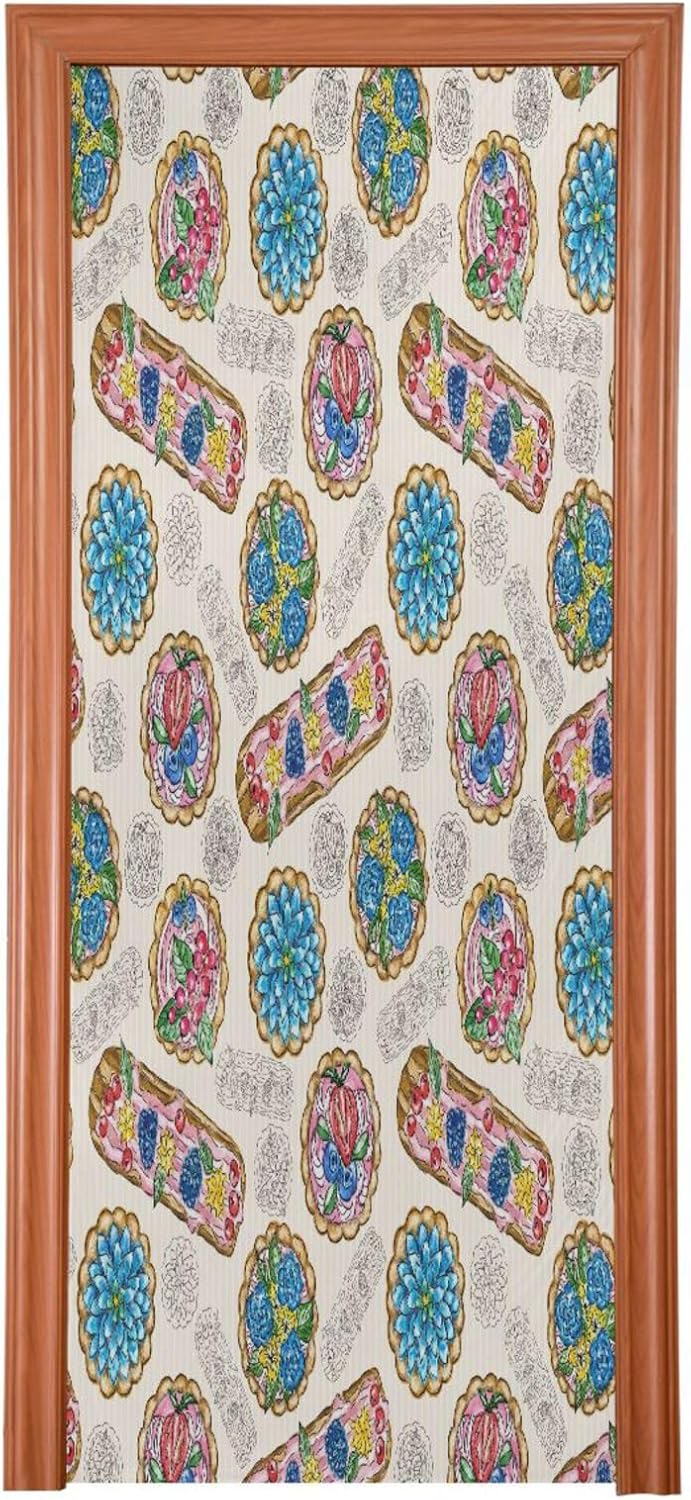 Susiyo Halloween Door Cover with Fruits 32x79 in