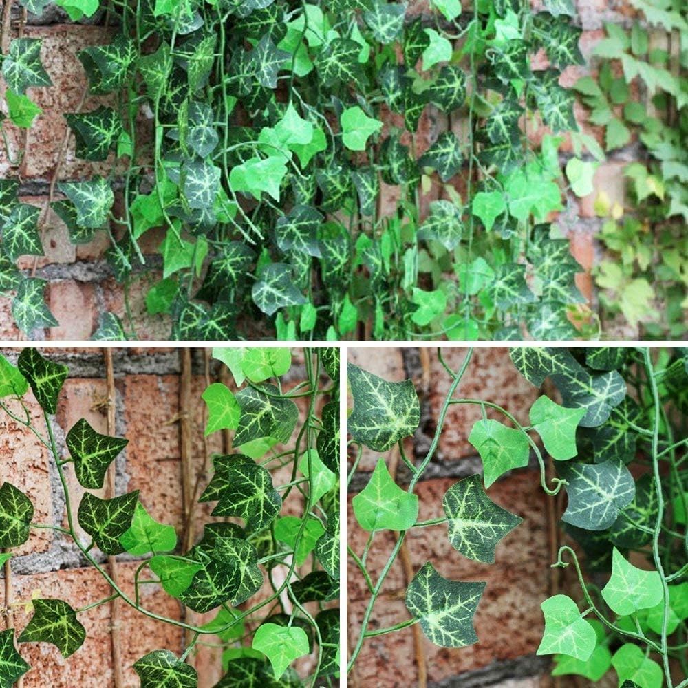 GPARK 24 Pack Artificial Ivy Garland Leaves