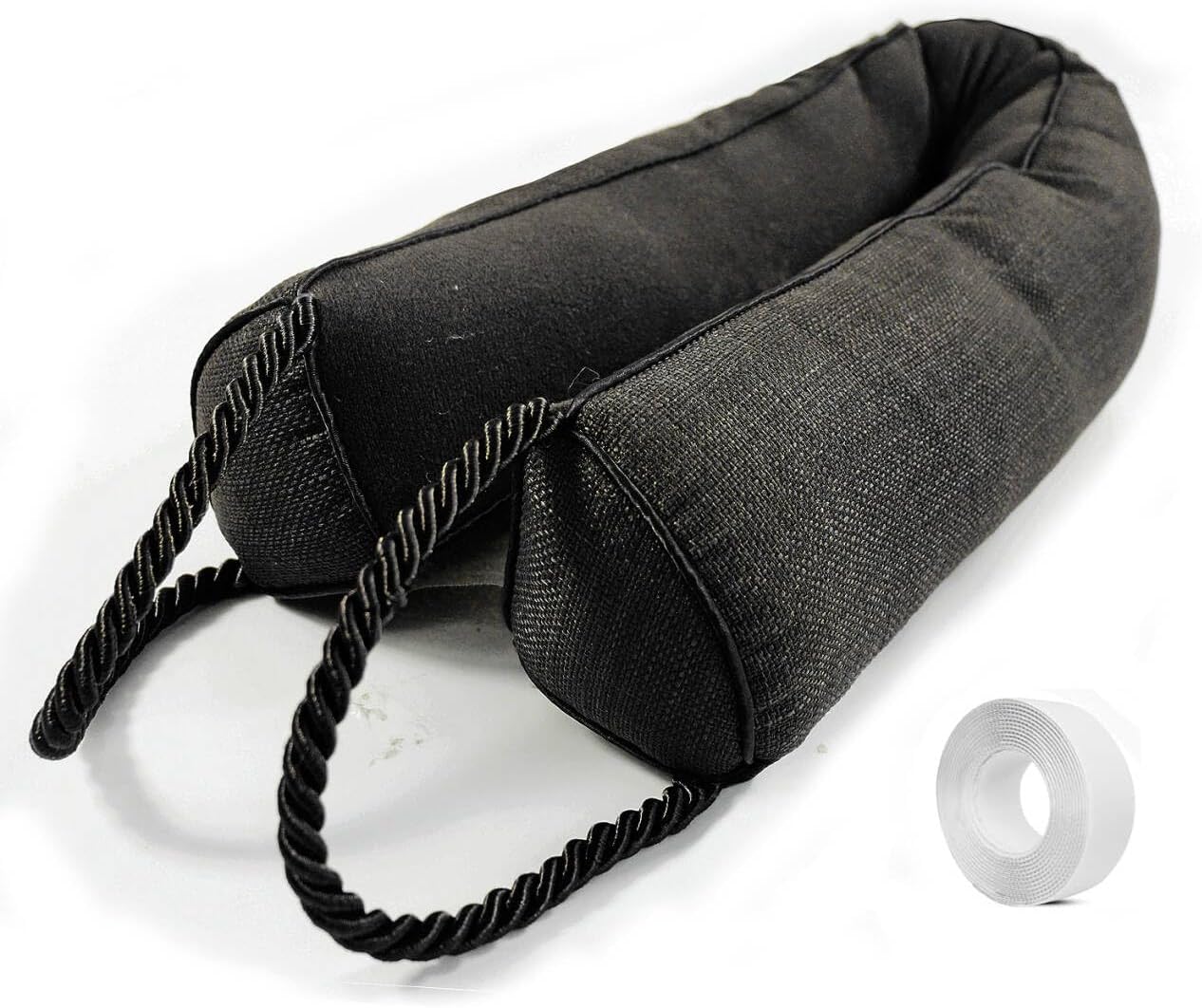 WiseTigris Under Door Draft Stopper 36 Inch Black