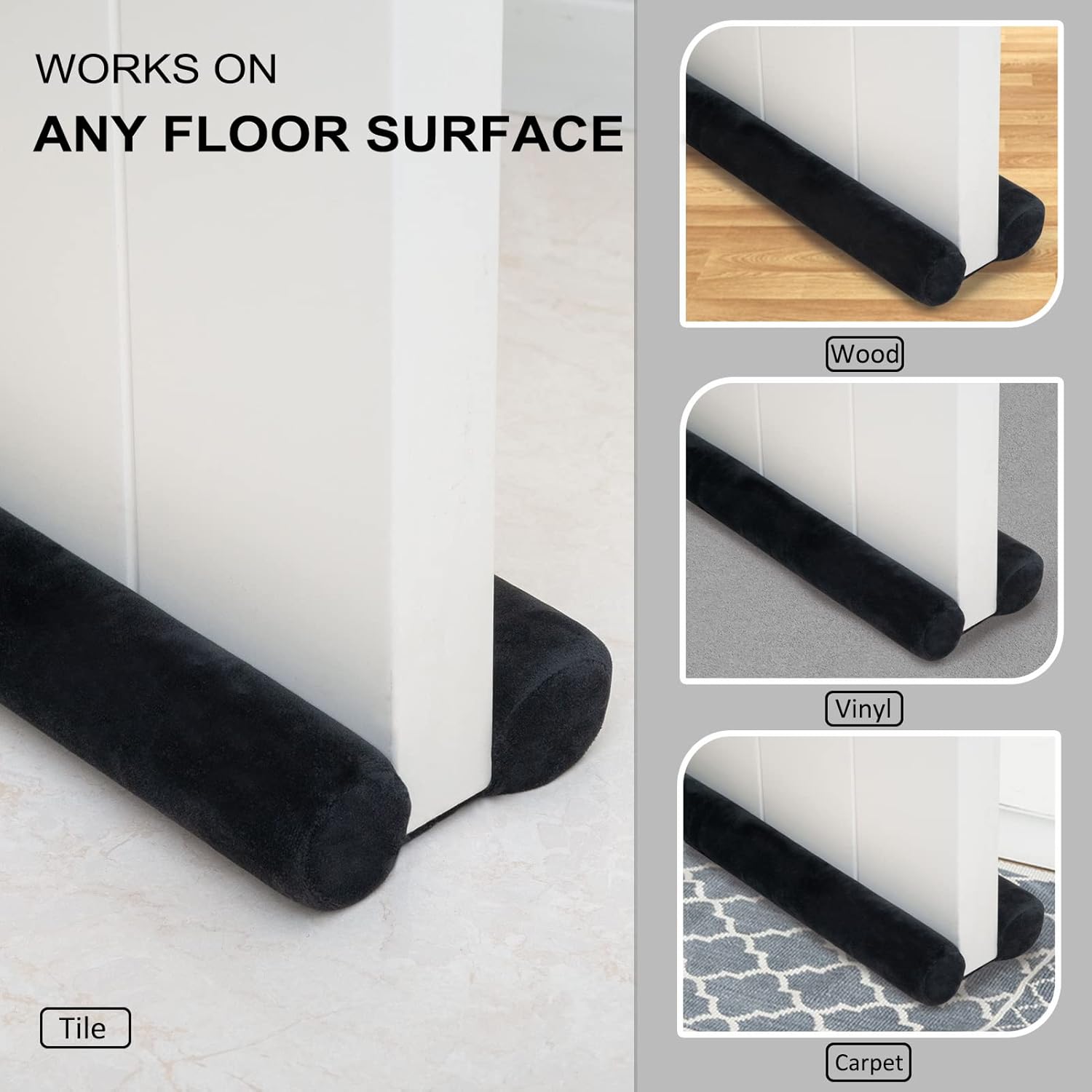 Marwood Adjustable Draft Stopper for Doors and Windows