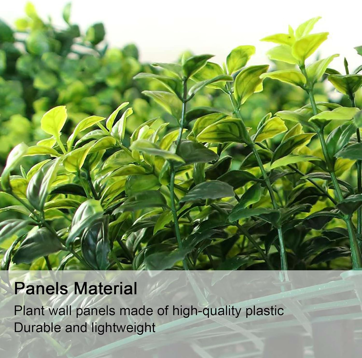 Artificial Plant Wall Panels 20x20 Blue 12pcs for Indoor Outdoor Decor