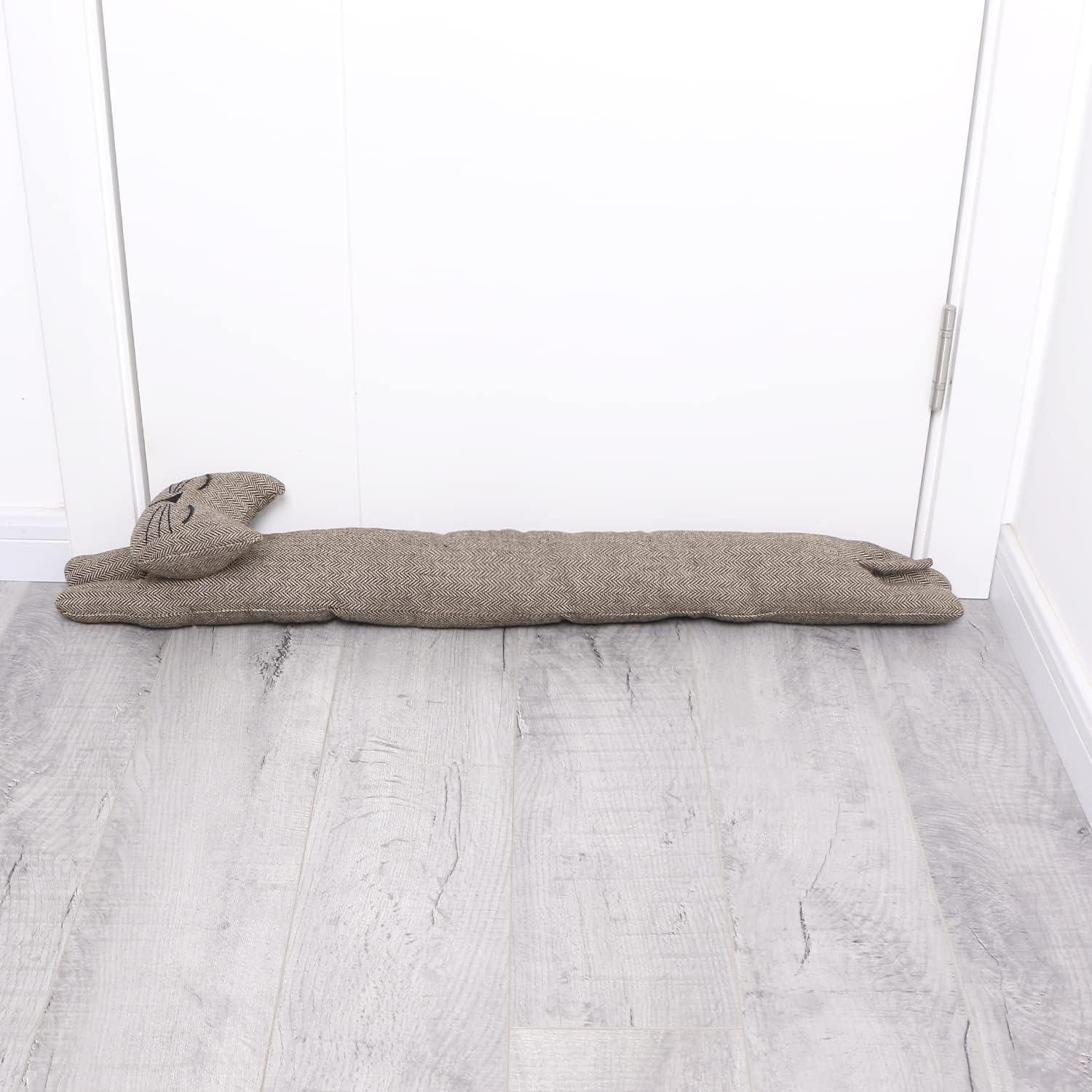 Cute Cat Door Stopper 34 Inch Energy Saving Draft Blocker