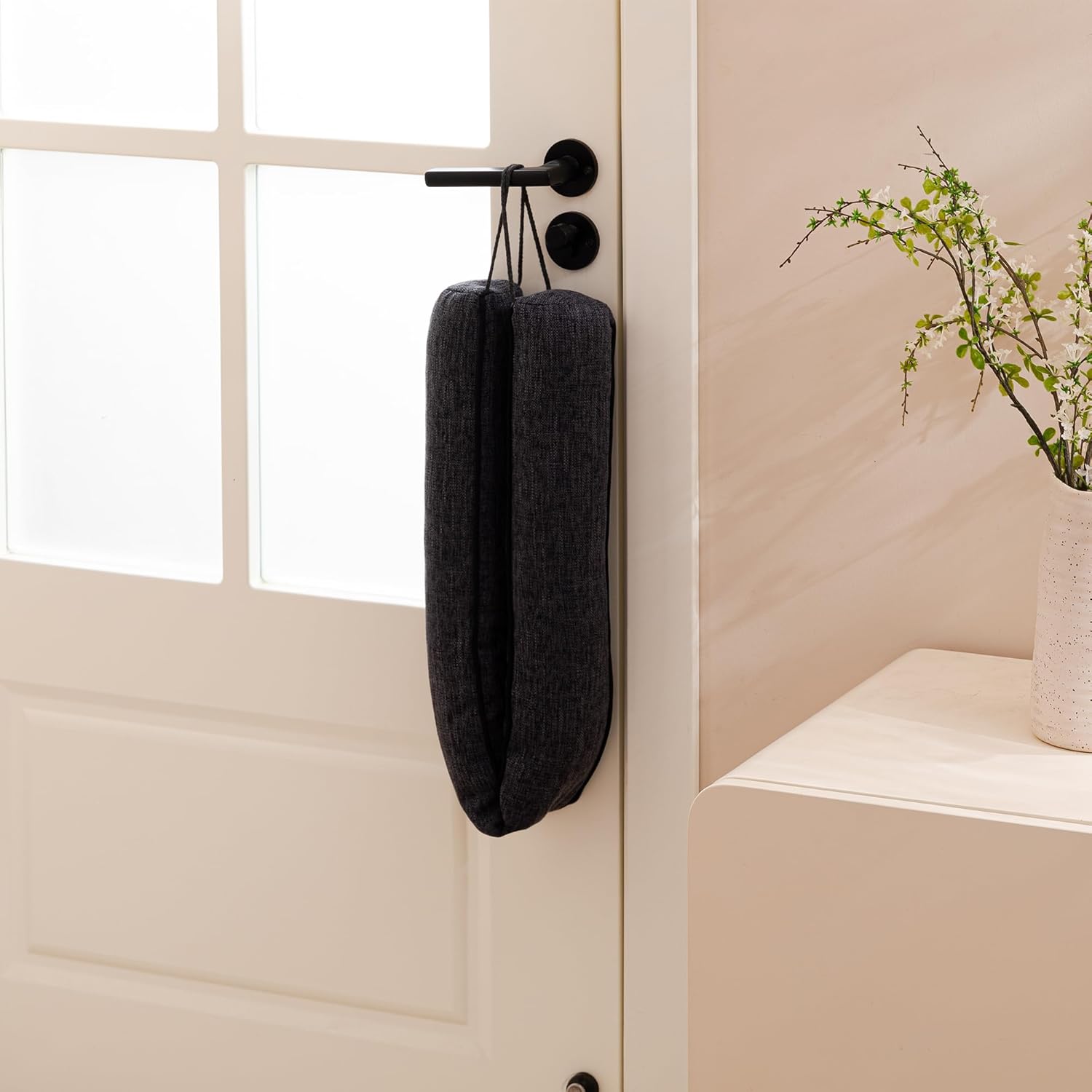 Habibee 36 Inch Door Draft Stopper Black