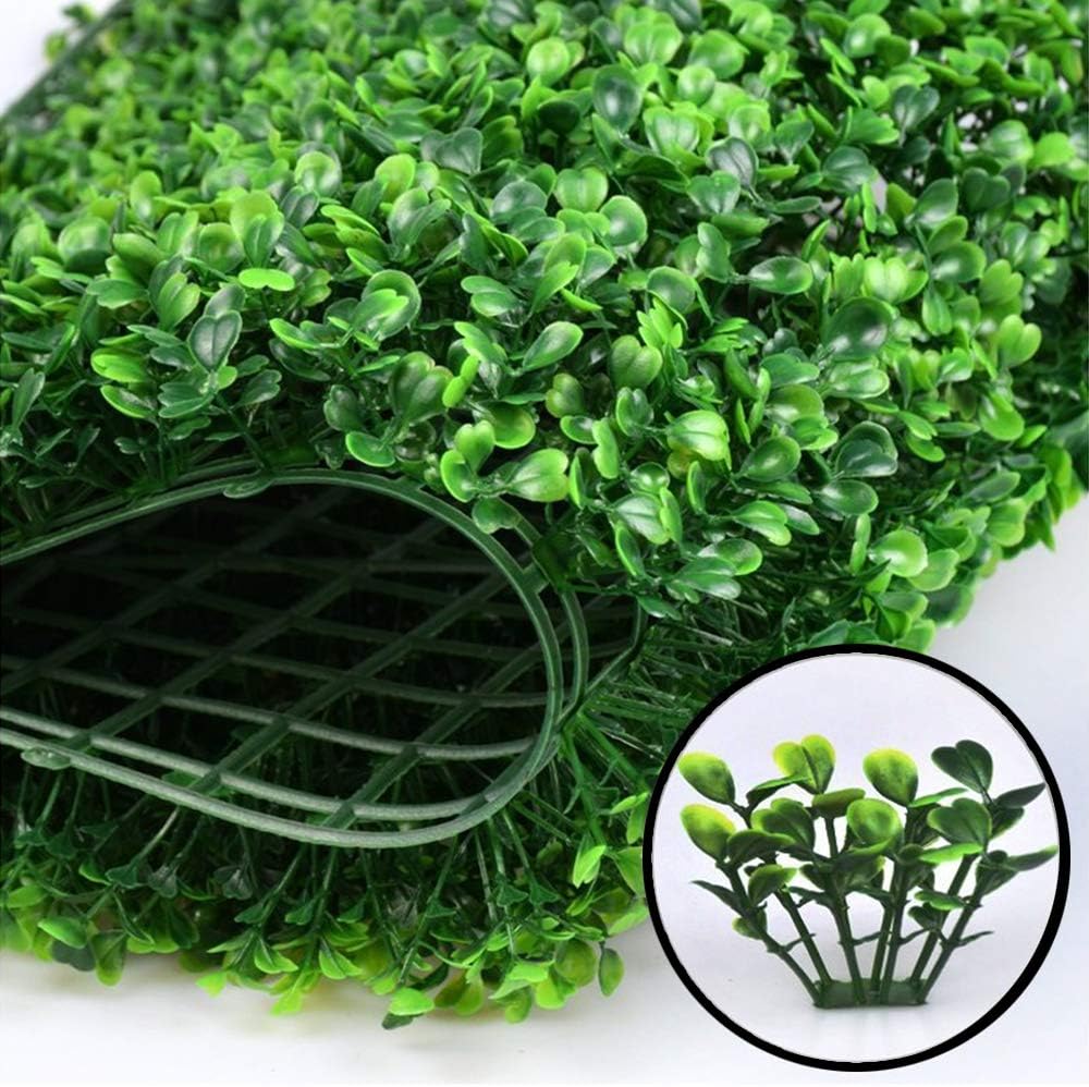 Boshen 10PCS 24x16 Inch Artificial Grass Wall Panels
