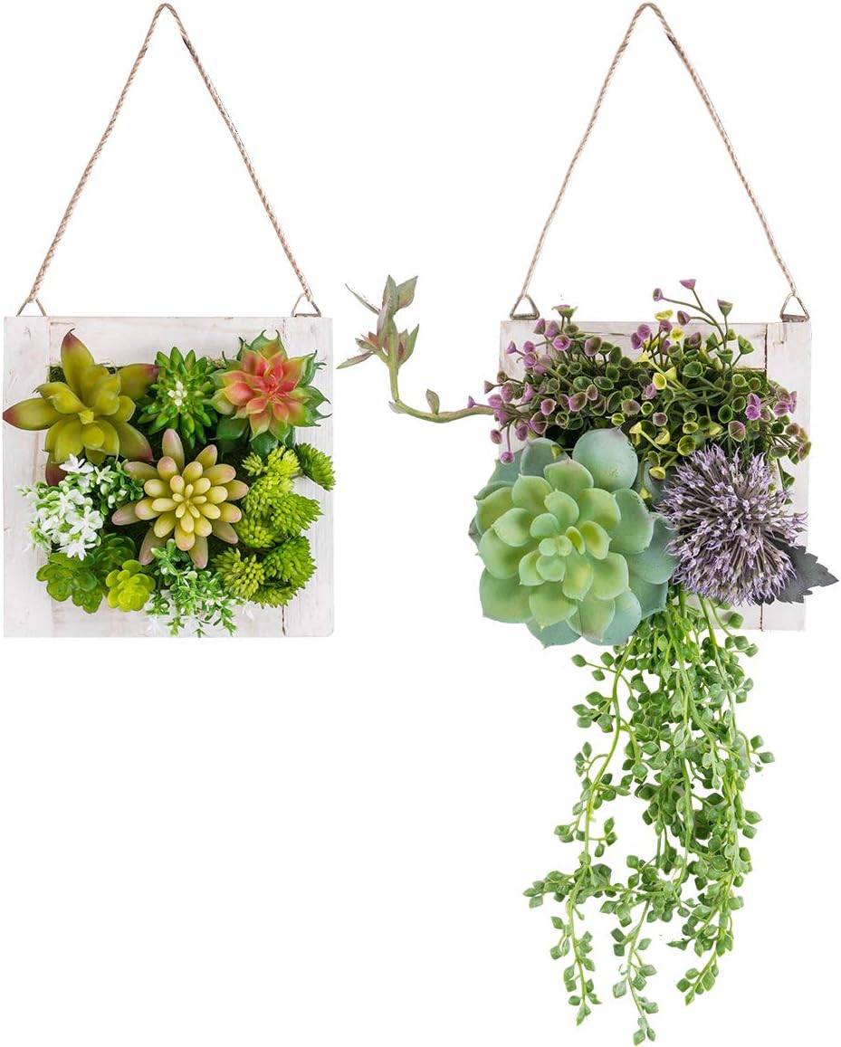 SWTHONY Hanging Wall Artificial Plants for Home Decor