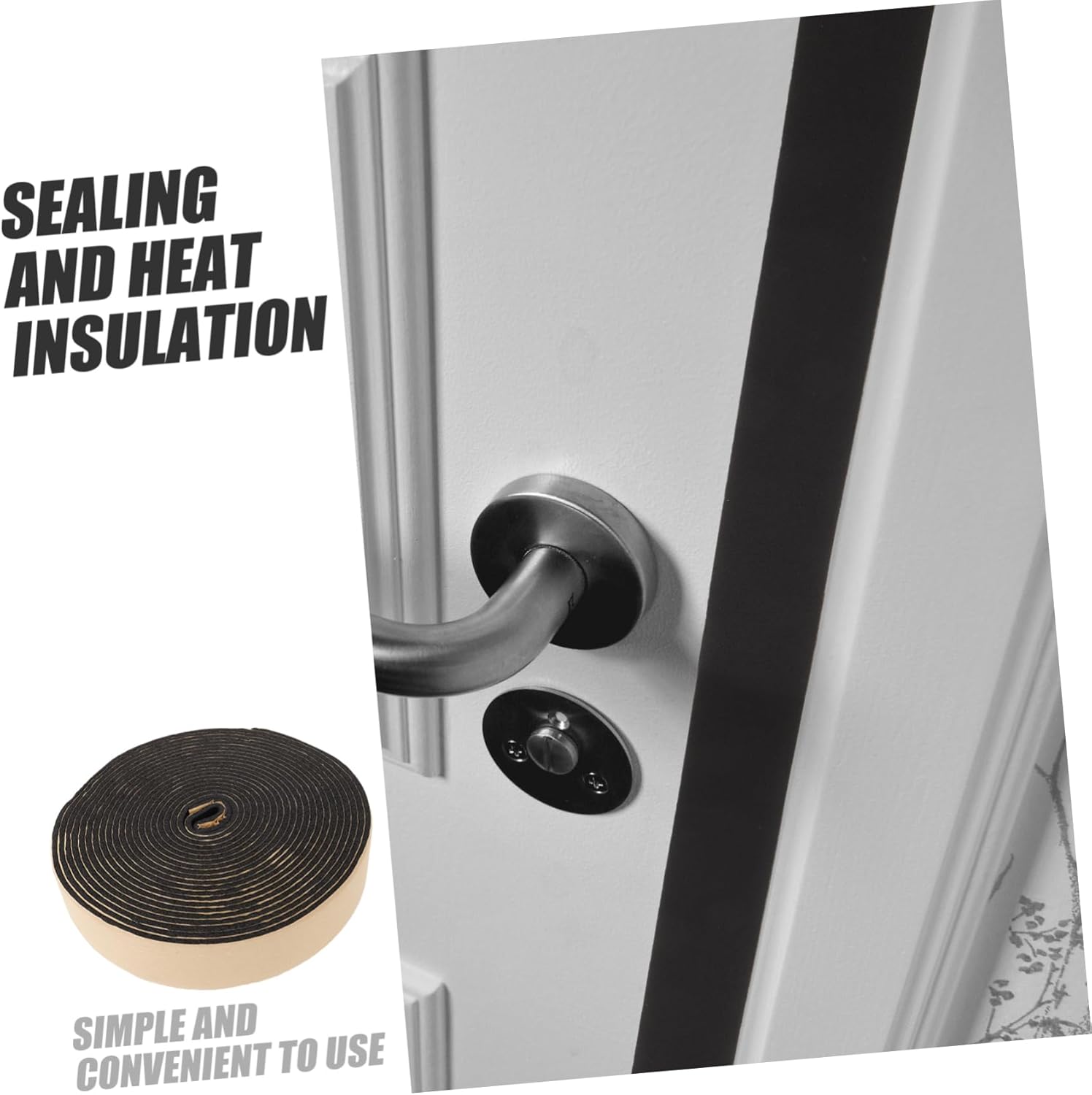 Kontonty Draft Stopper for Door Frame Noise Blocker
