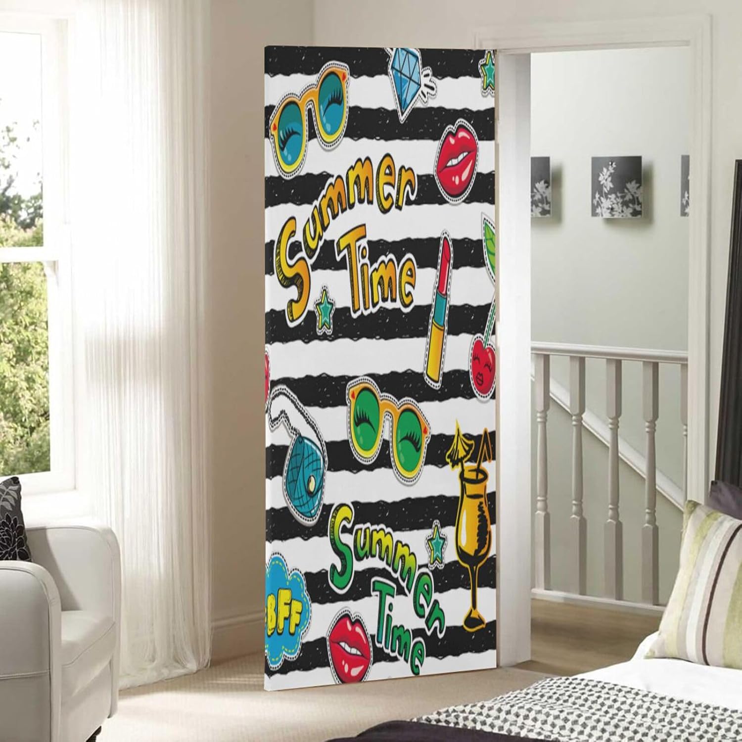 Susiyo Halloween Door Cover for Home Party Decor 32x79 in