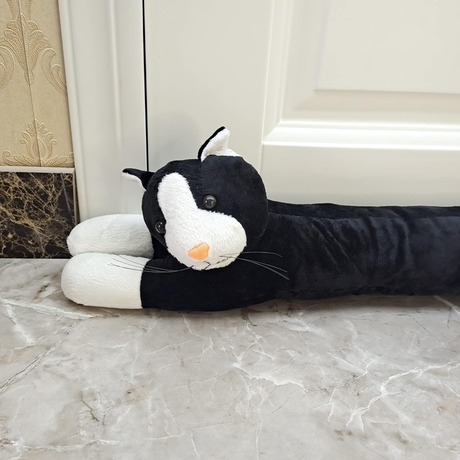 Dewarfami Animal Fabric Under Door Draft Stopper