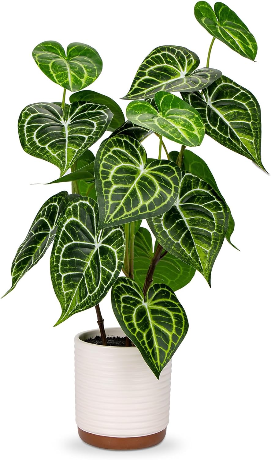 GnFlus 217 Inch Tall Artificial Plants with Pots