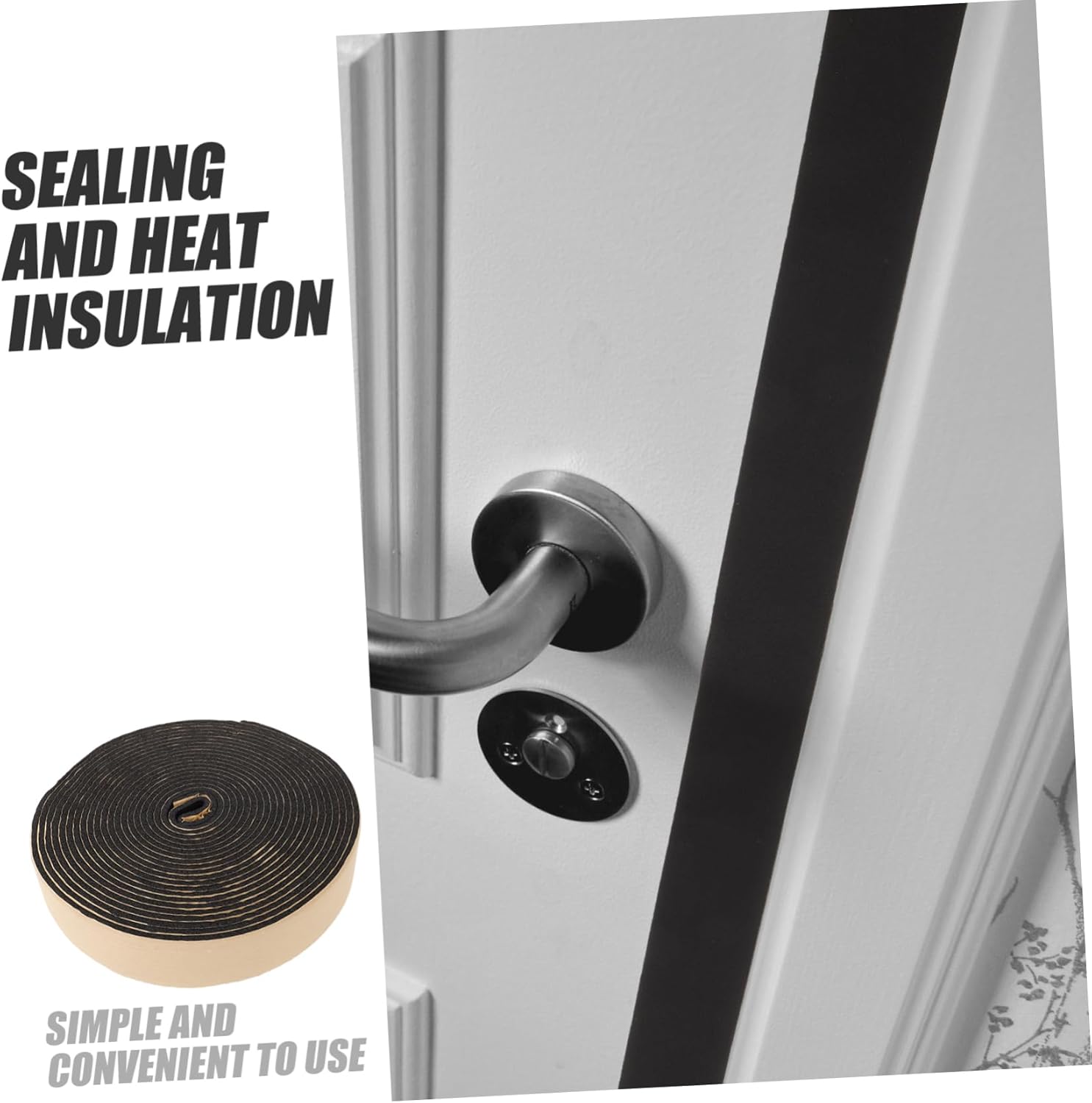 Convenient Draft Stopper for Doors Energy Saving Noise Blocker