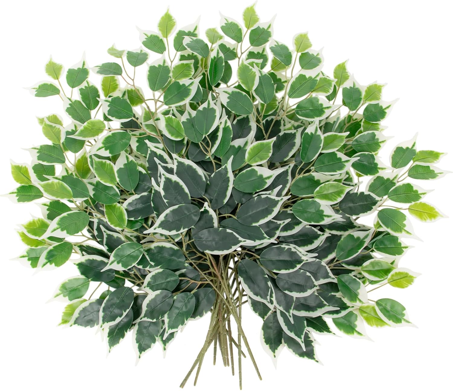 12PCS Ficus Artificial Branches 24 Greenery Decor